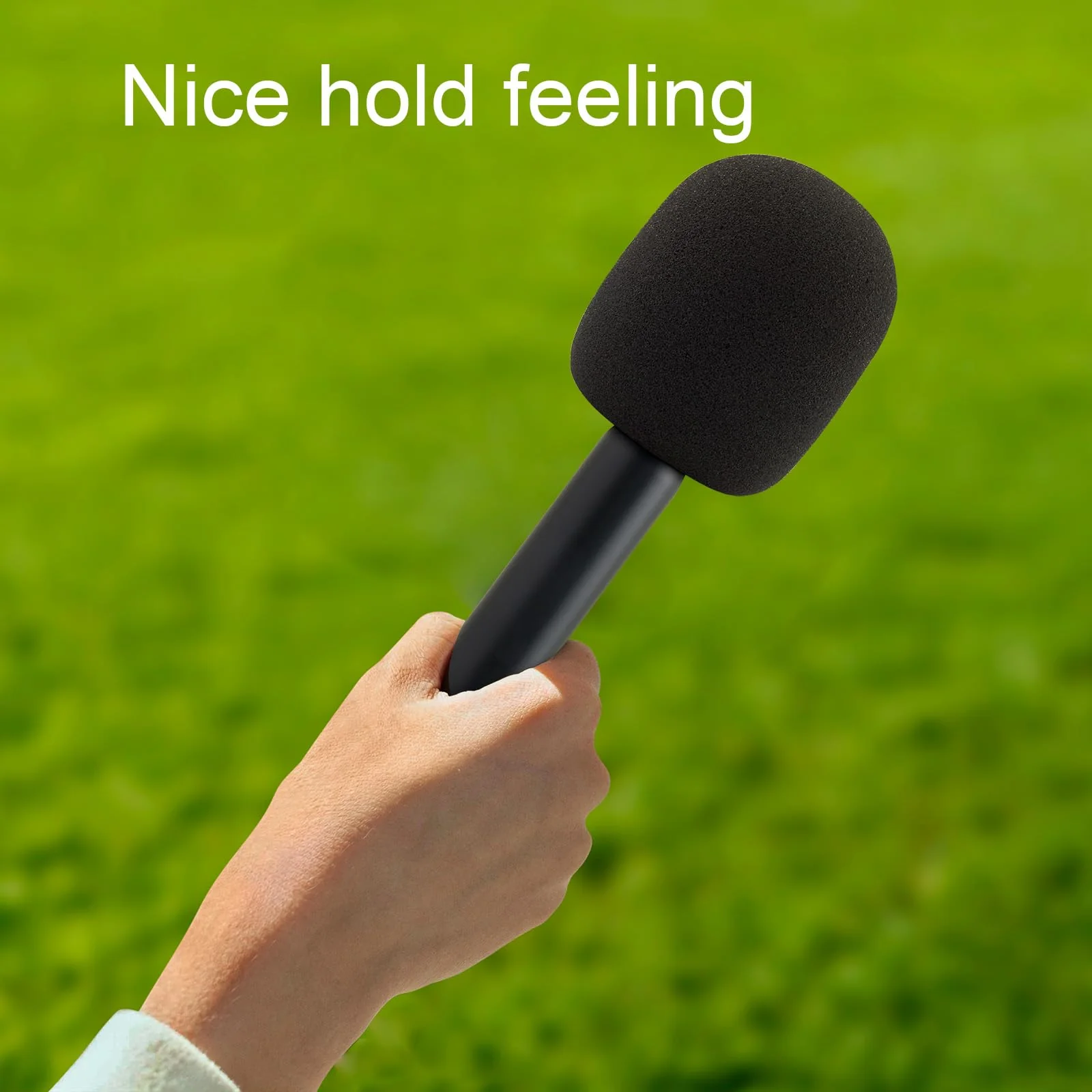 for DJI Mic Stand, Holder for DJI Mic 1/2, Handle for Rode Wireless GO II/ME/Pro Wireless Lav Microphone Interview GO Handheld Adaptor Stick Mount 2-Pack Adapter with 3pc Foam - Image 4