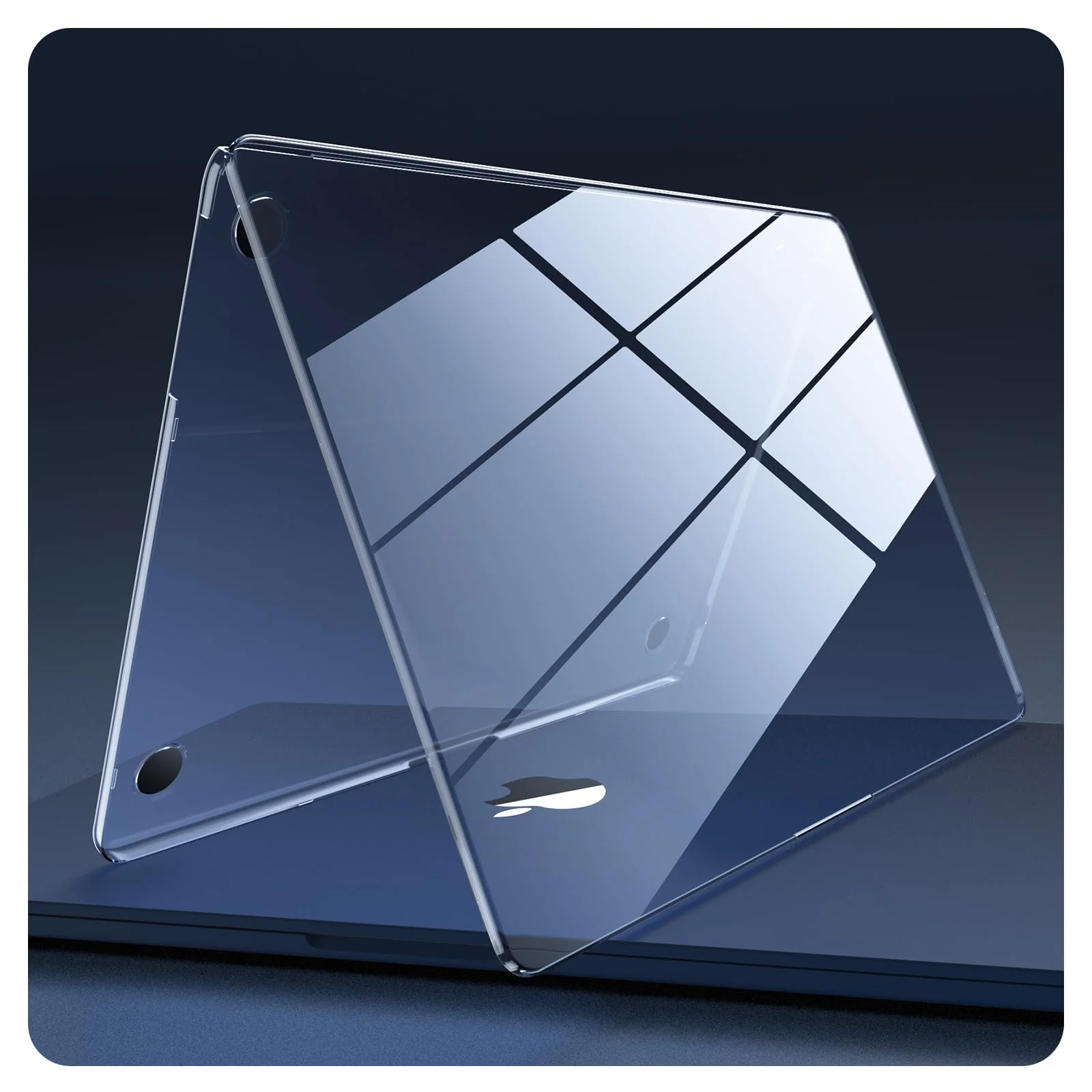 for MacBook Air 15 inch Case M3 M2 2024 2023 [Exclusive Midnight, Dazzle Boldly] [Outshine Bare Beauty] Hard Shell Protective Cover for Laptop Model A3114 A2941 - Crystal Midnight - Image 8