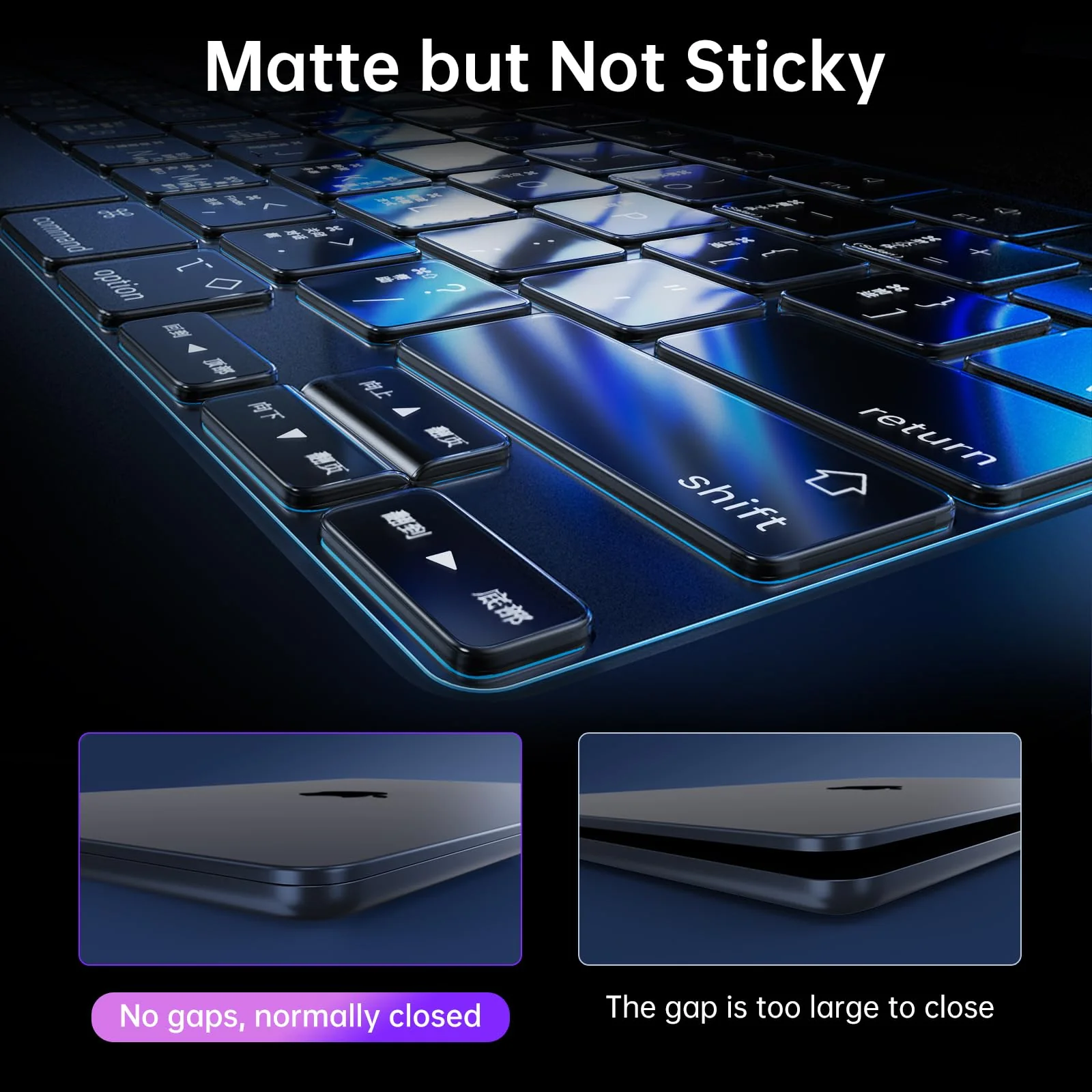 for MacBook Air 15 inch Case M3 M2 2024 2023 New [100% Match Official Color] [Ultra Thin Armor] Hard Shell + Translucent Keyboard Cover for Laptop Model A3114 A2941 - Starlight Clear - Image 5