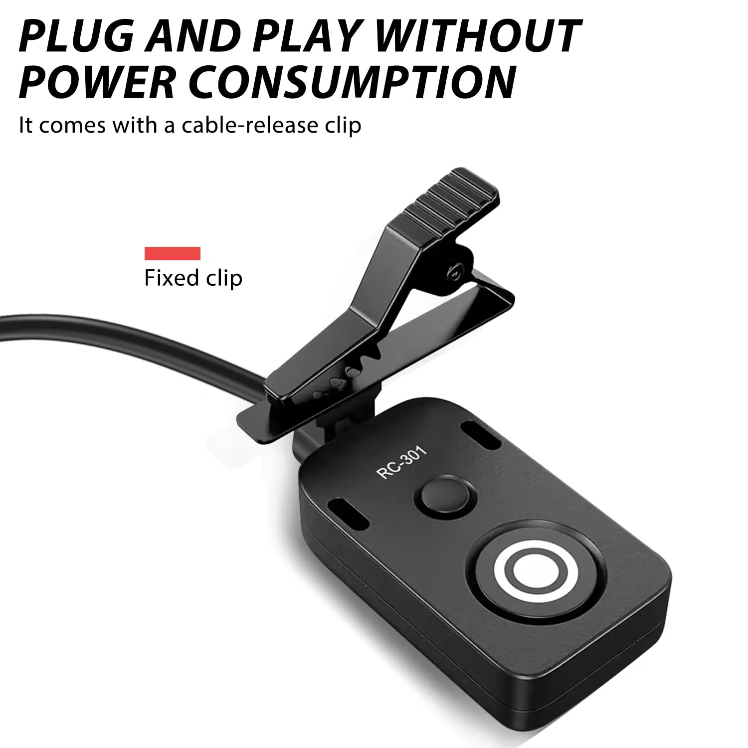 for NK Remote Cable RC301-DC2 Small Shutter Release Remote controlDF,Z5.Z6.Z6II,Z7,Z7II,D7100,D7200,D750,D600,D610,D90 D5600,D5300,D3300 Short Button (RC301-DC2 NK 11.8in/30cm) RC301-DC2 NK 11.8in/30cm - Image 5
