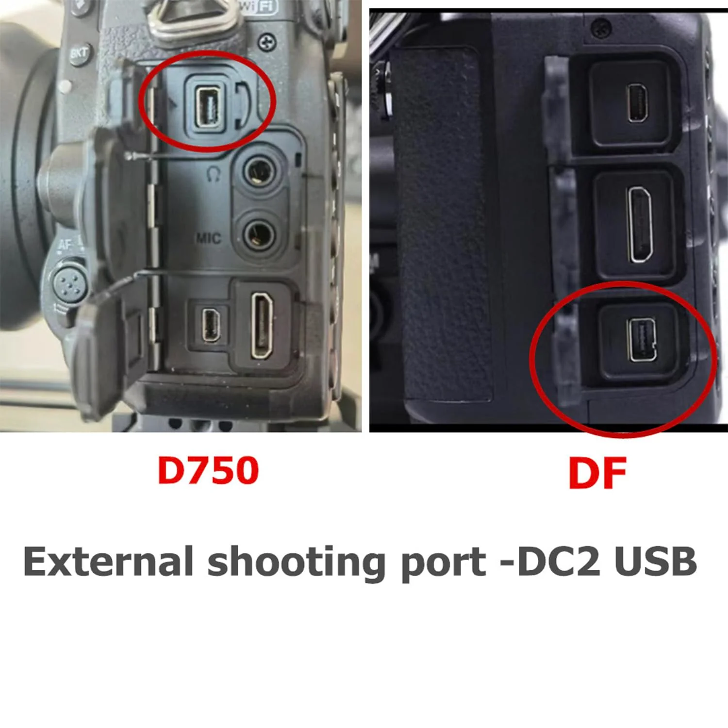 for NK Remote Cable RC301-DC2 Small Shutter Release Remote controlDF,Z5.Z6.Z6II,Z7,Z7II,D7100,D7200,D750,D600,D610,D90 D5600,D5300,D3300 Short Button (RC301-DC2 NK 11.8in/30cm) RC301-DC2 NK 11.8in/30cm - Image 6