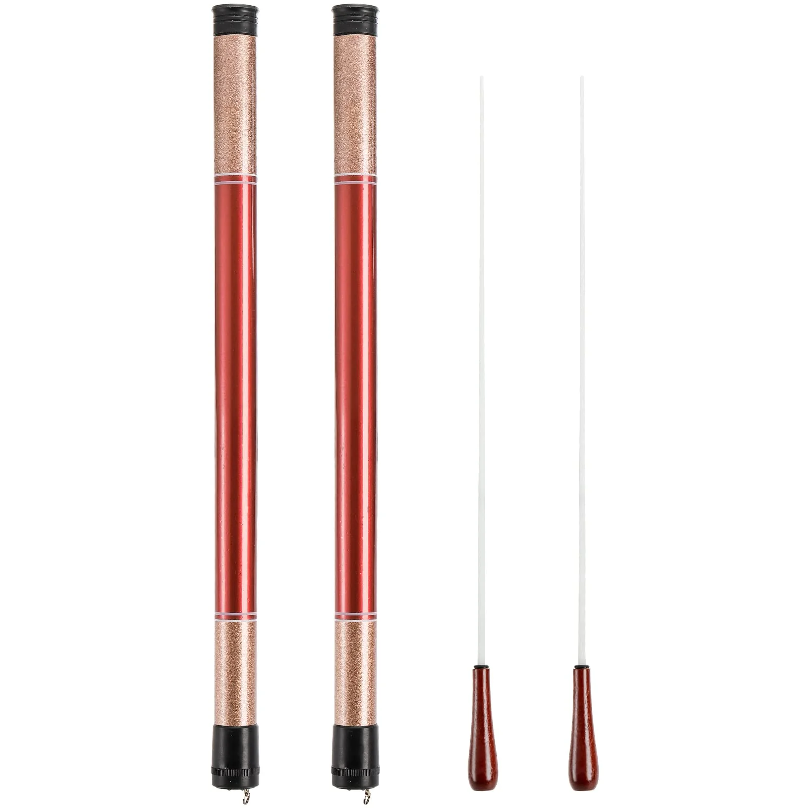 Foraineam 2 Pack Music Baton Conductor Batons Rosewood Handle Orchestra Baton Musical Conducting Batons with Baton Case for Choral Symphony Concert - Image 7