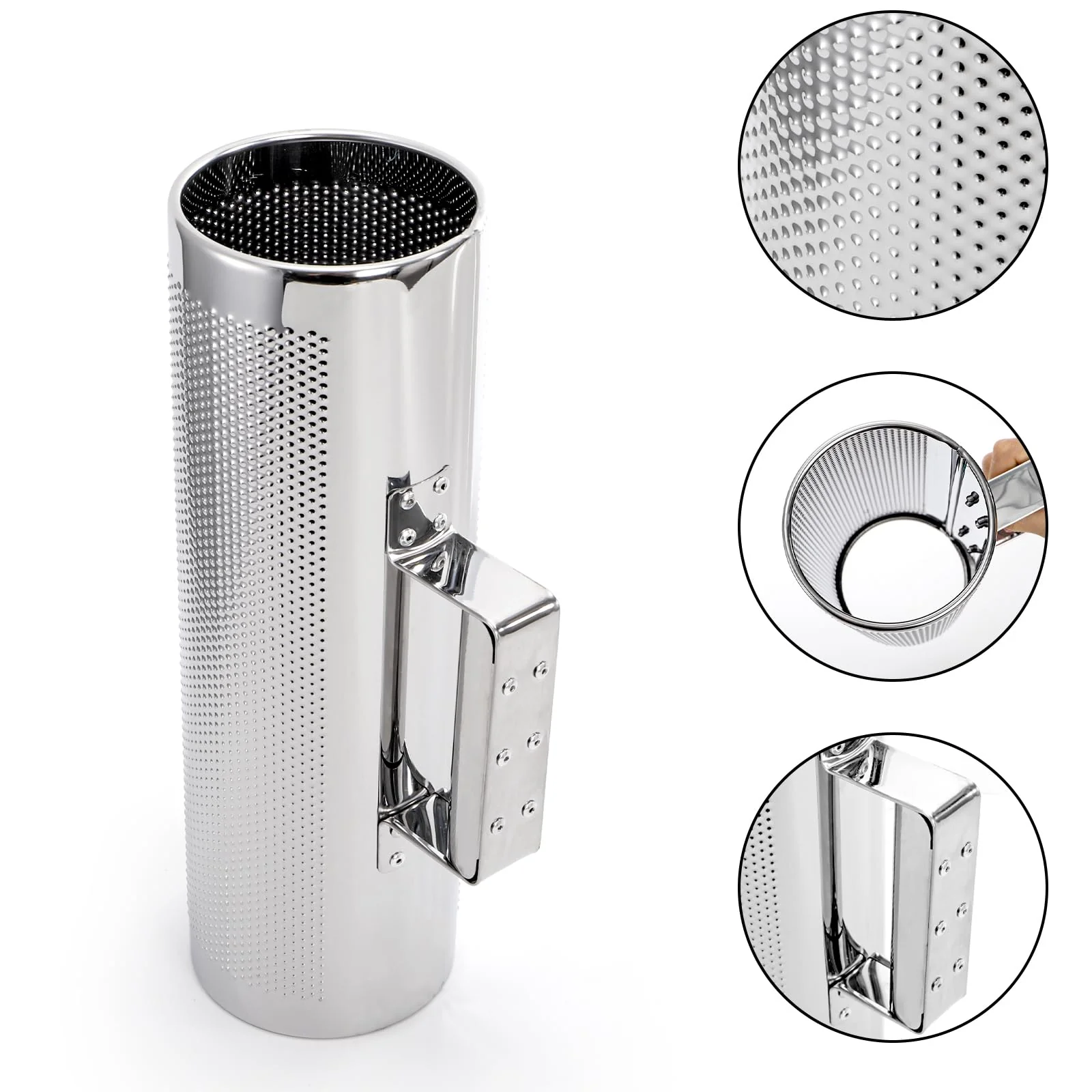 Foraineam Stainless Steel Guiro with Scraper, 12" x 4" Professional Latin Hand Percussion Instrument, Band Accompaniment Musical Training Tool Metal Guiro Shaker Instrument - Image 6