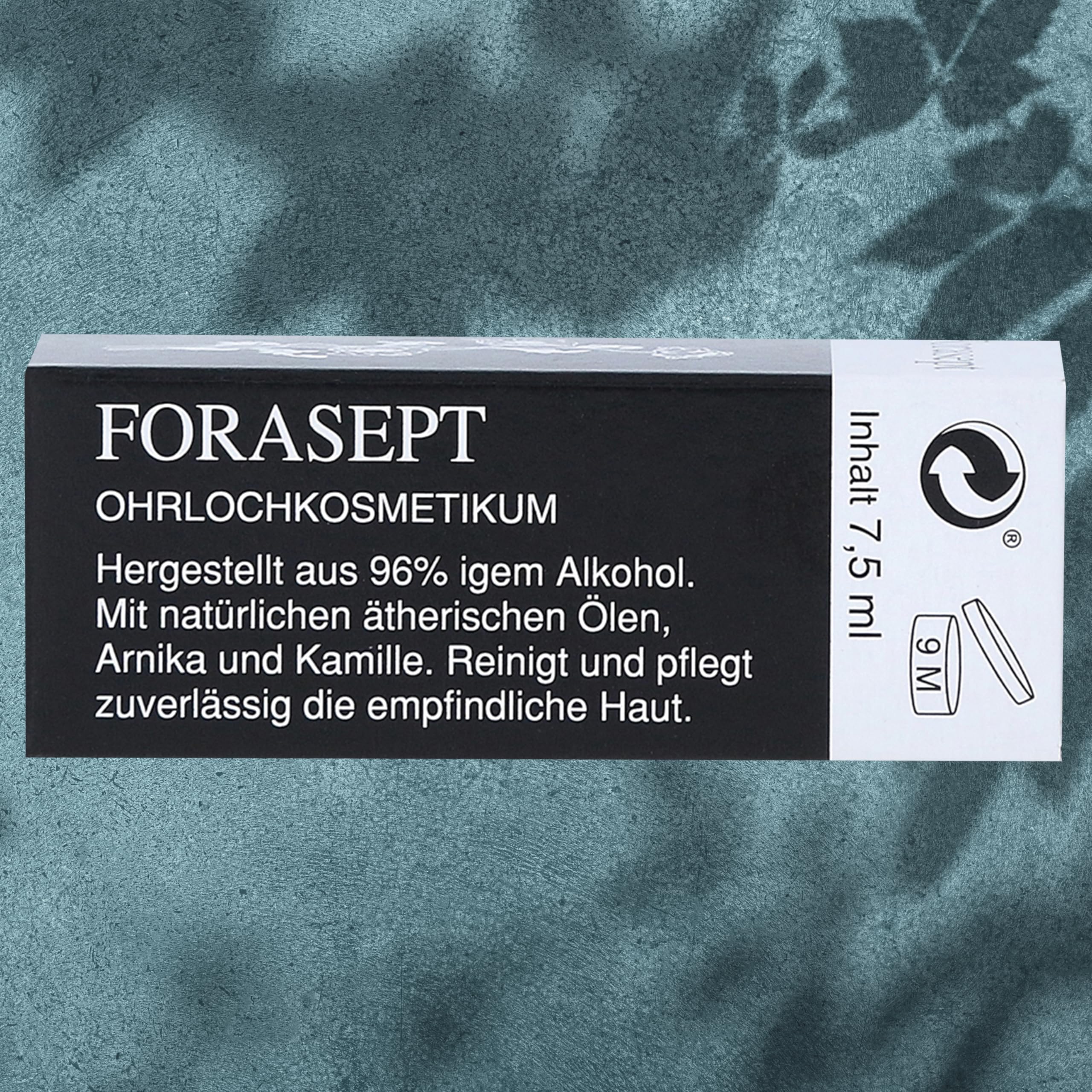 Forasept Ear Piercing Cosmetic Solution, Set of 3, 3 x 7.5 ml, Antiseptic Piercing Care for Quick Healing and Hygienic Cleaning, Sterile Disinfectant Solution for Healthy Ear Holes and Piercings - Image 3