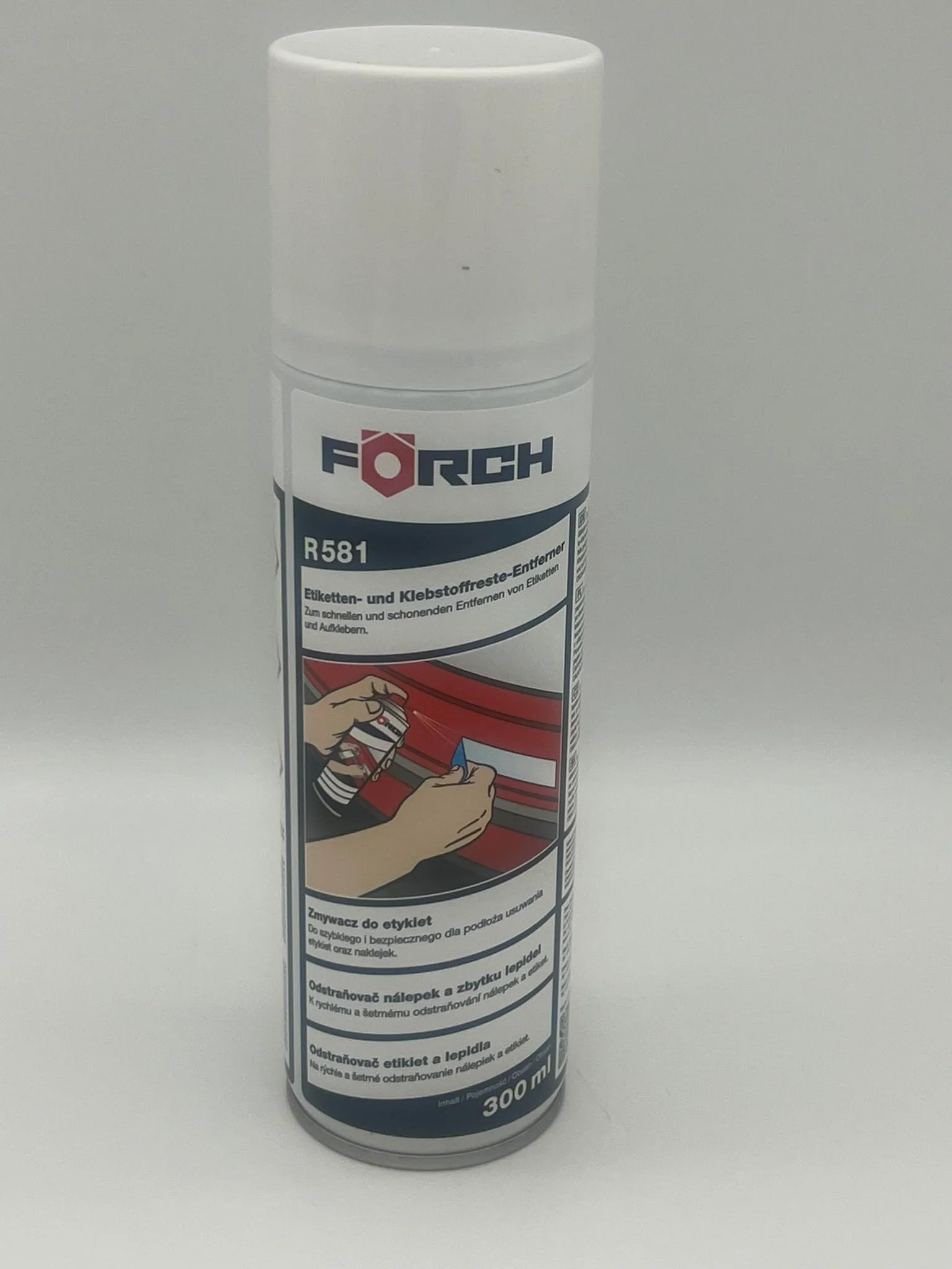 Förch R581 Label Remover, Adhesive Residue Remover, 300 ml - Image 2