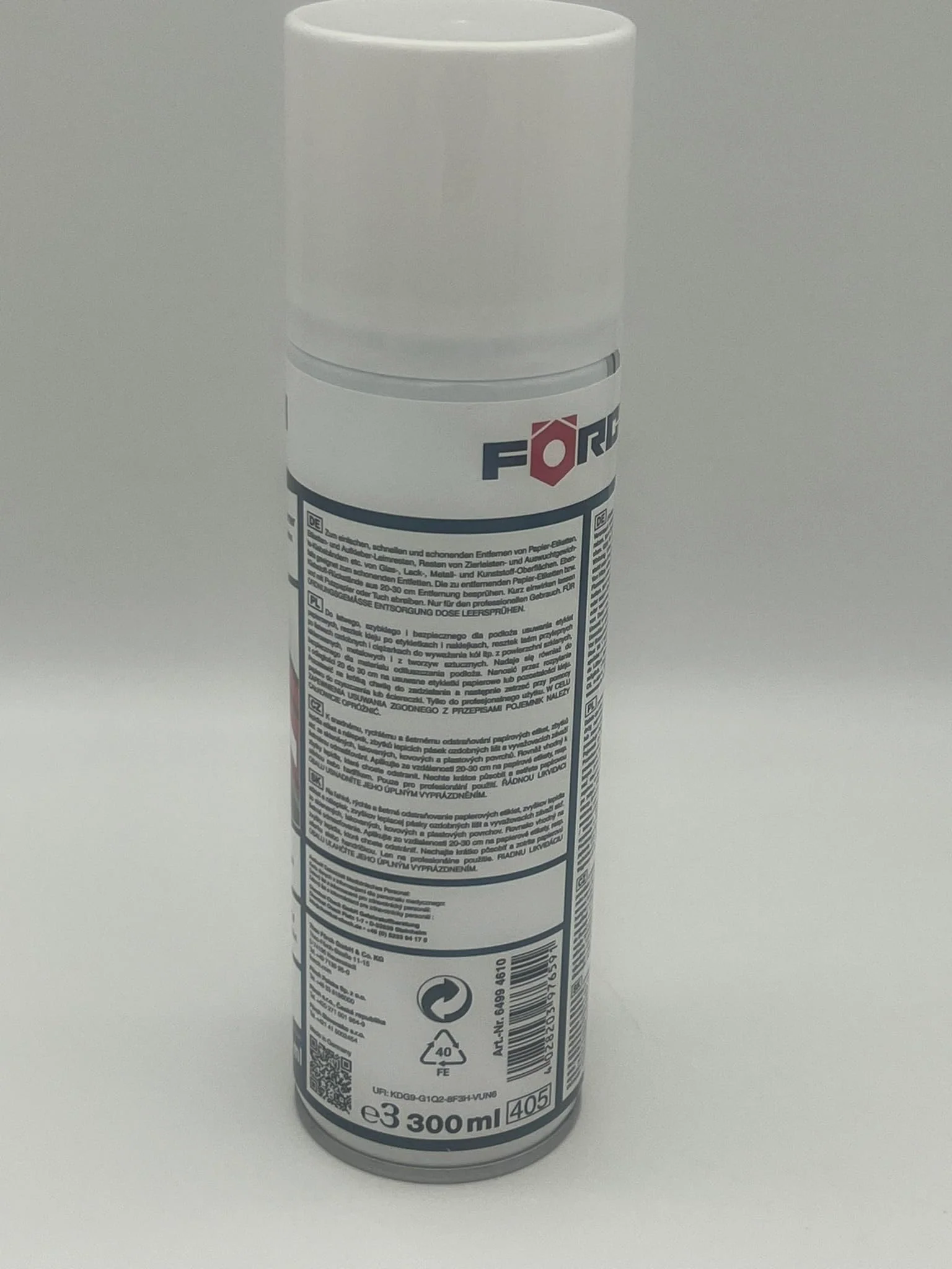 Förch R581 Label Remover, Adhesive Residue Remover, 300 ml - Image 3
