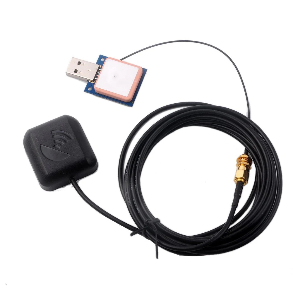 forM8N USB GPS Module 56 Channels Supports GPS GLONASS Beidou GPS Receiver with 28dB GPS Active Antenna (GPS Module with Antenna) GPS Module with Antenna - Image 6