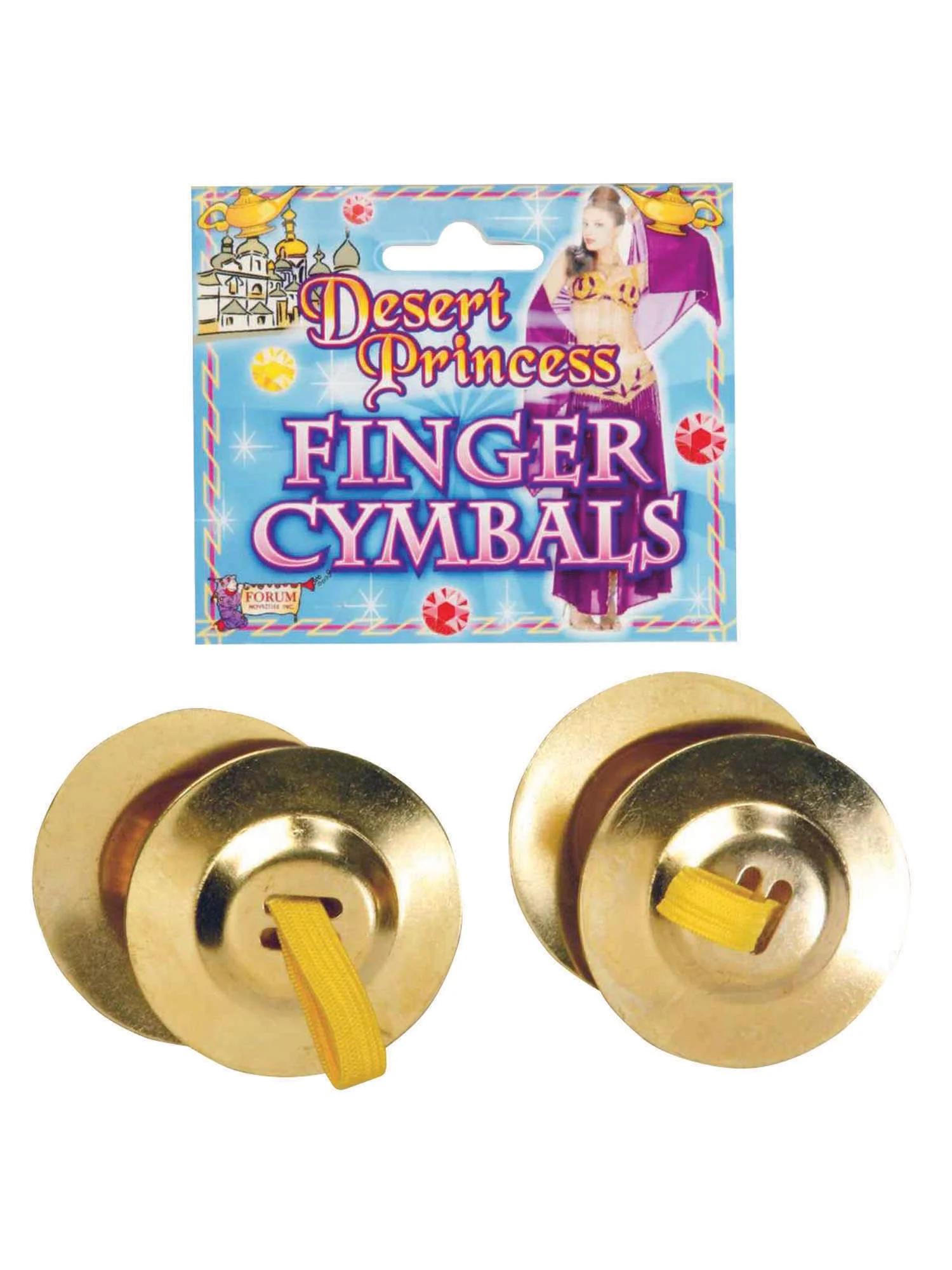 Forum Novelties Finger Cymbals - Two Pair ST - Image 2