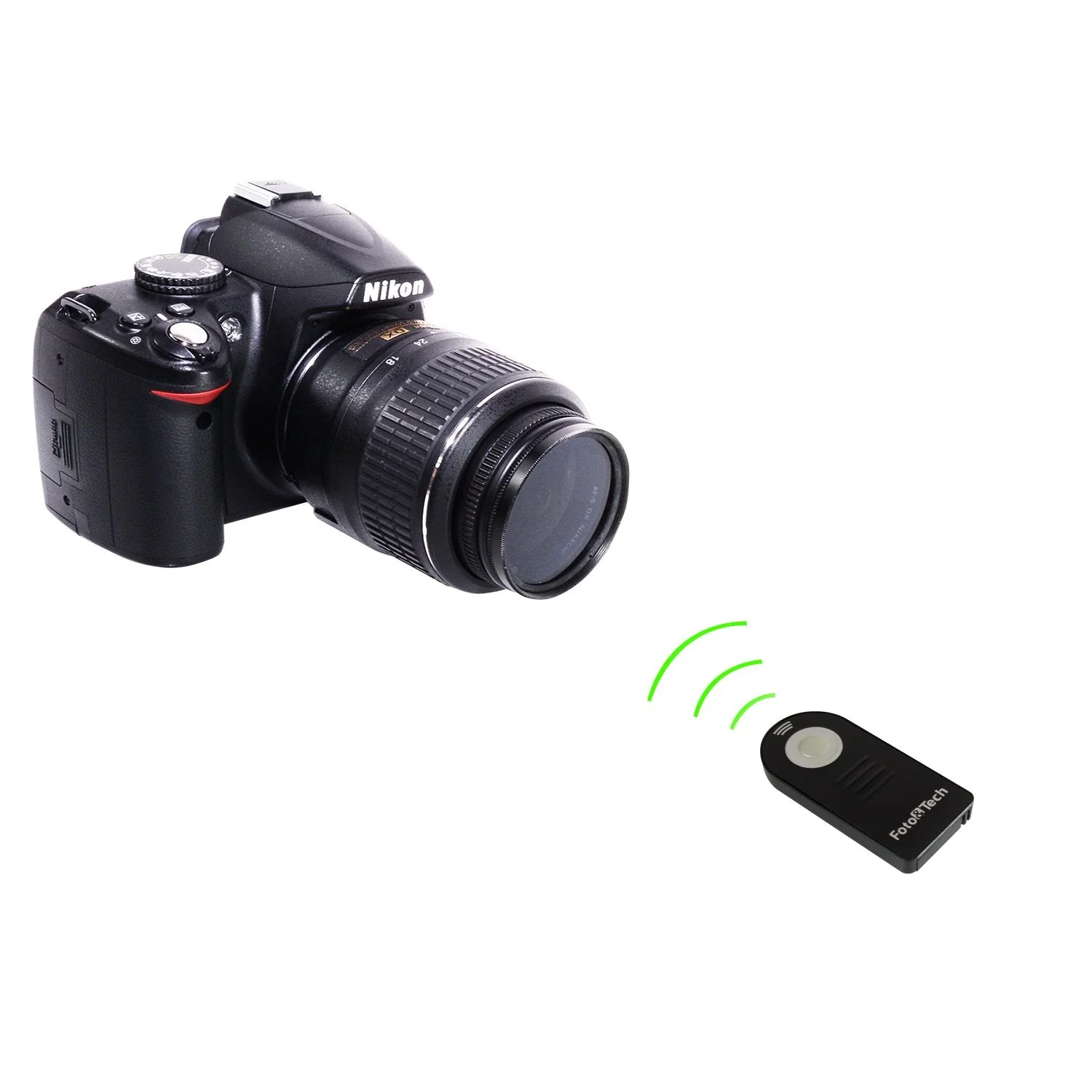 Foto&Tech FTML-L3 Wireless Remote Control Compatible with Nikon D7500 D750 D3400 D3300 D3200 D5500 D5300 D5200 D5100 D7200 D7100 D7000 D610 D600 D60 D70 D80 COOLPIX P900 P7800 P7700 A/1 J1 (1 Piece) - Image 5
