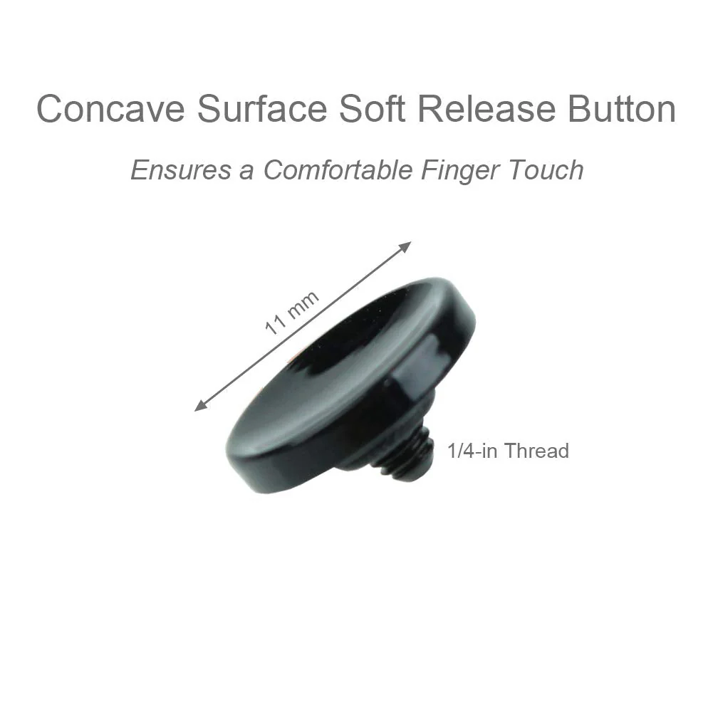 Foto&Tech Soft Shutter Release Button Compatible with Fuji Fujifilm X-T5 X-T4 X-T3 X-T30 X-T30 II X-T20 X-PRO3 X100V X100F X-E4 X-E3 RX1R II RX10 IV III Leica M9 Nikon Df F3 (3 Pieces, Black) 3PC - Image 2