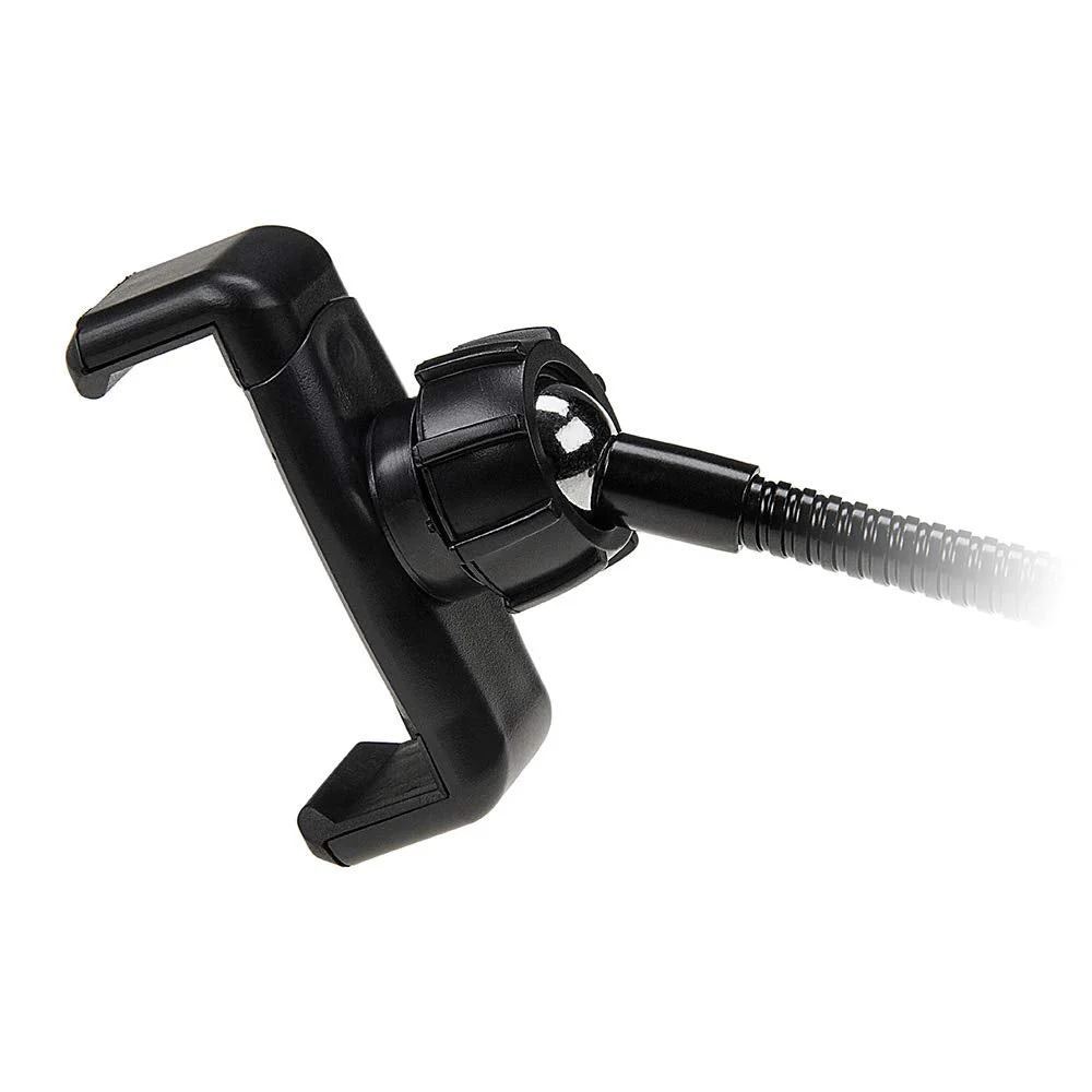 Fotodiox Cell Phone Mount w/Gooseneck Tripod/Hot Shoe Adapter - Universal Phone 1/4" Tripod Mount Clamp for Smartphones, 2.2-4" Wide Adjustable - Image 3