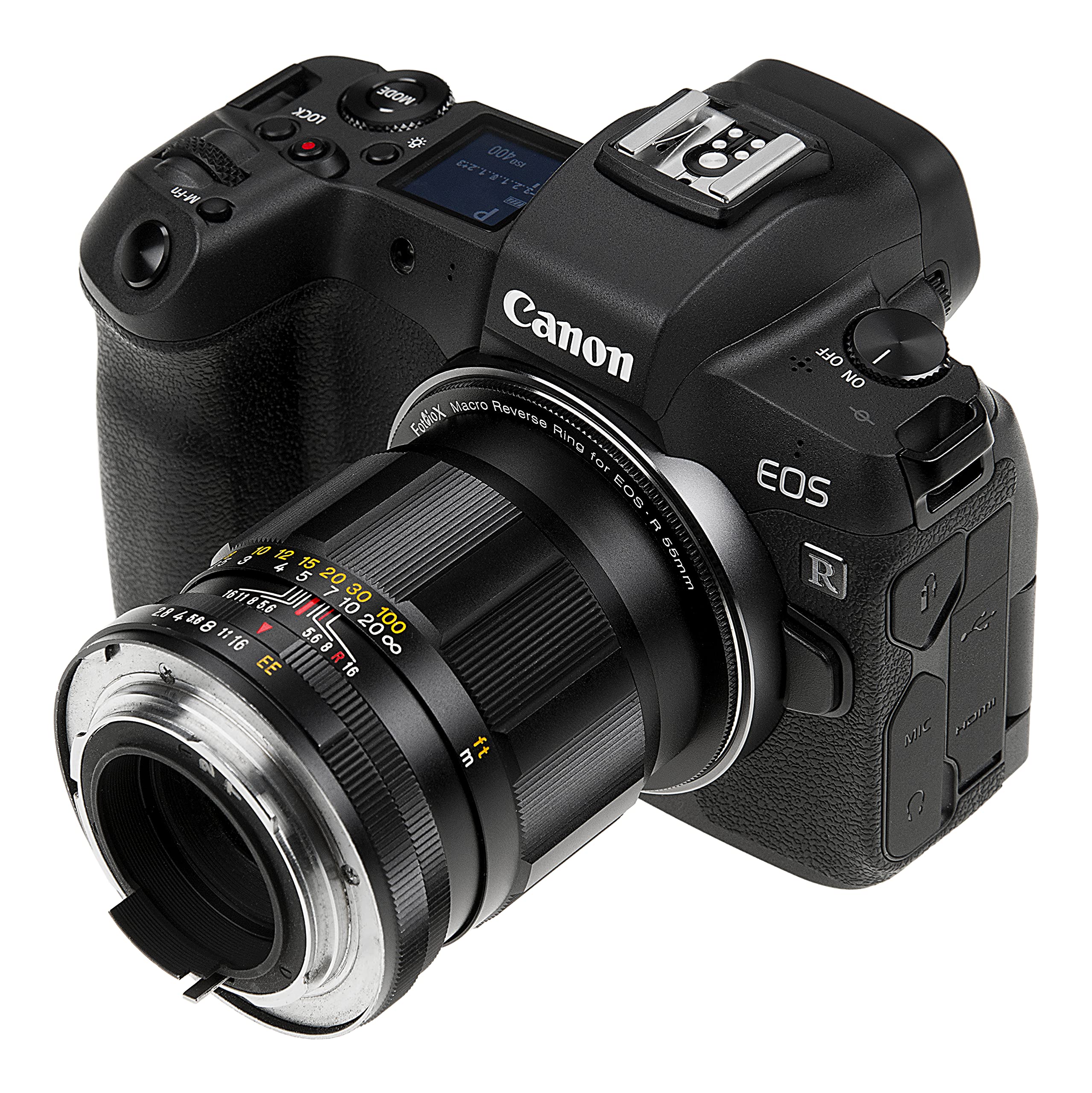 Fotodiox Macro Reverse Ring 49mm Compatible with Canon RF - Camera Mount to 49mm Filter Thread Adapter for Canon RF Mount Mirrorless Cameras, Black (49-CRF) - Image 4