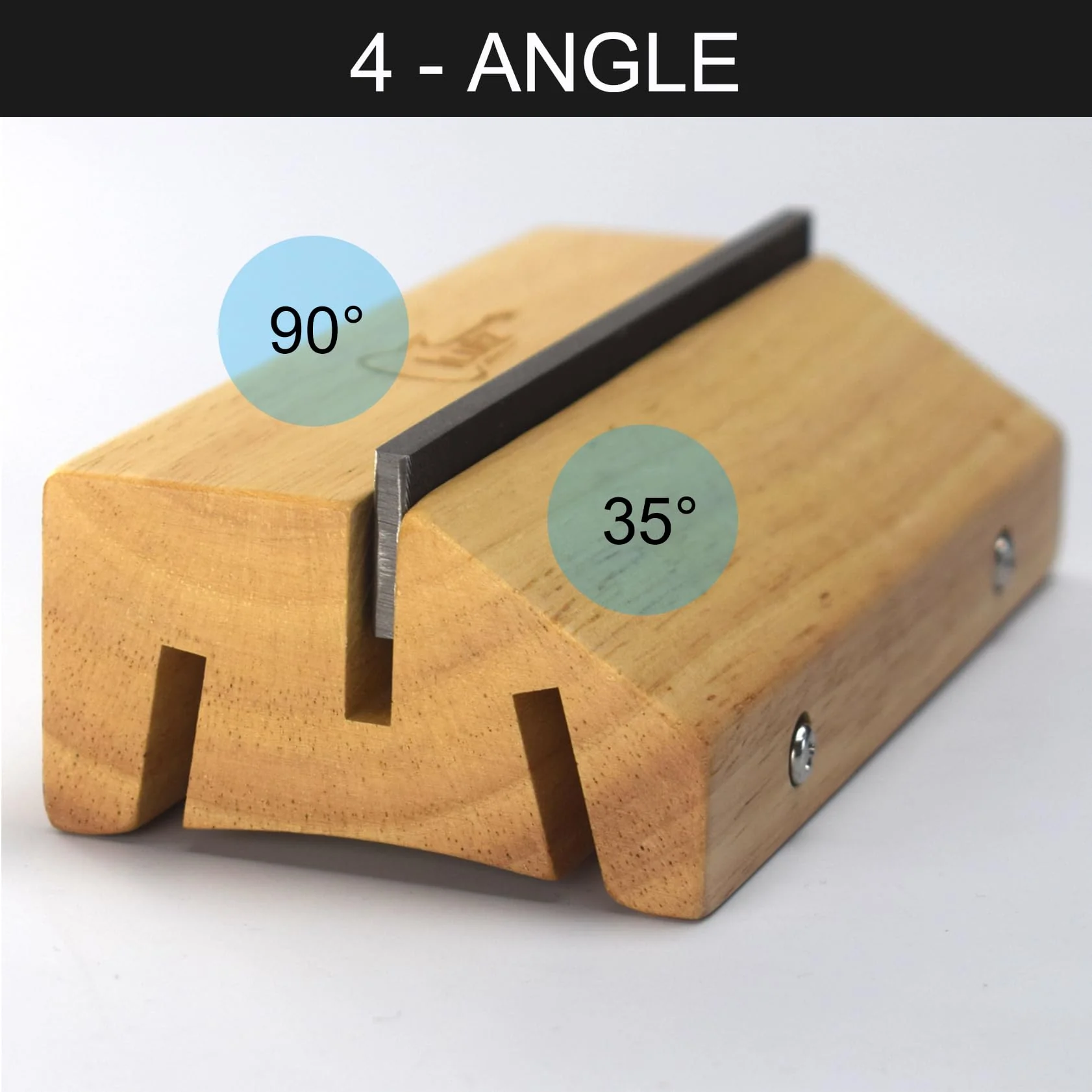 Fret End Beveling File Set for Guitar and Bass - 3/23/35/90 Degree Fret End Dressing File 4 in 1 Fret Crowning End Bevel File Precision Luthier Tools by iLuiz 90/3/23/35 - Image 2