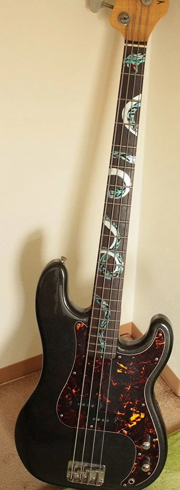 Fretboard Markers Inlay Stickers Decals for Bass - Twisted Snake - Image 2