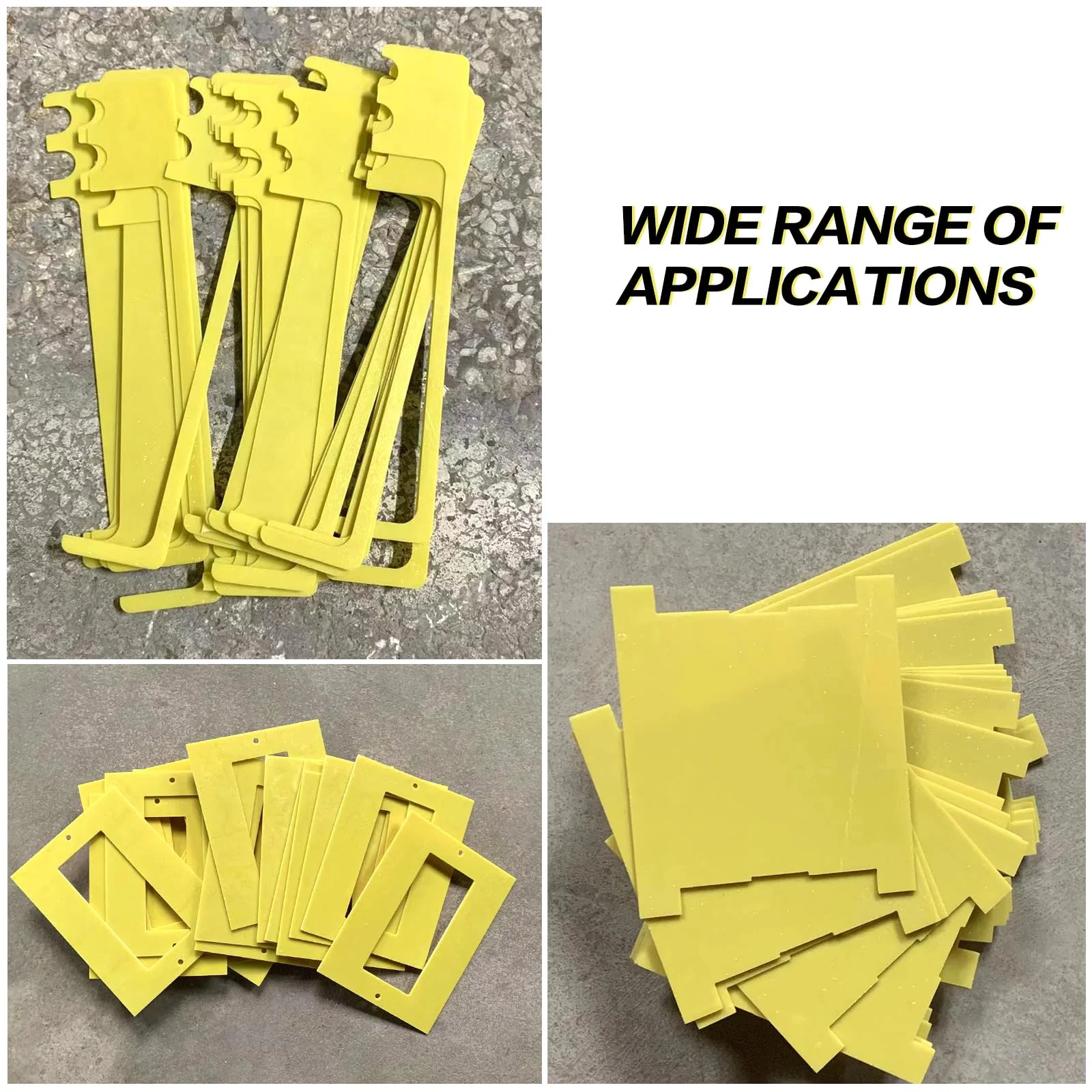 FSWWSF Epoxy Board Pack of 10 Insulation Board 20.3 cm x 17.2 cm x 0.05 cm High Temperature Resistant Insulation Board for DIY Battery Pack Lithium Battery 3240 - Image 6