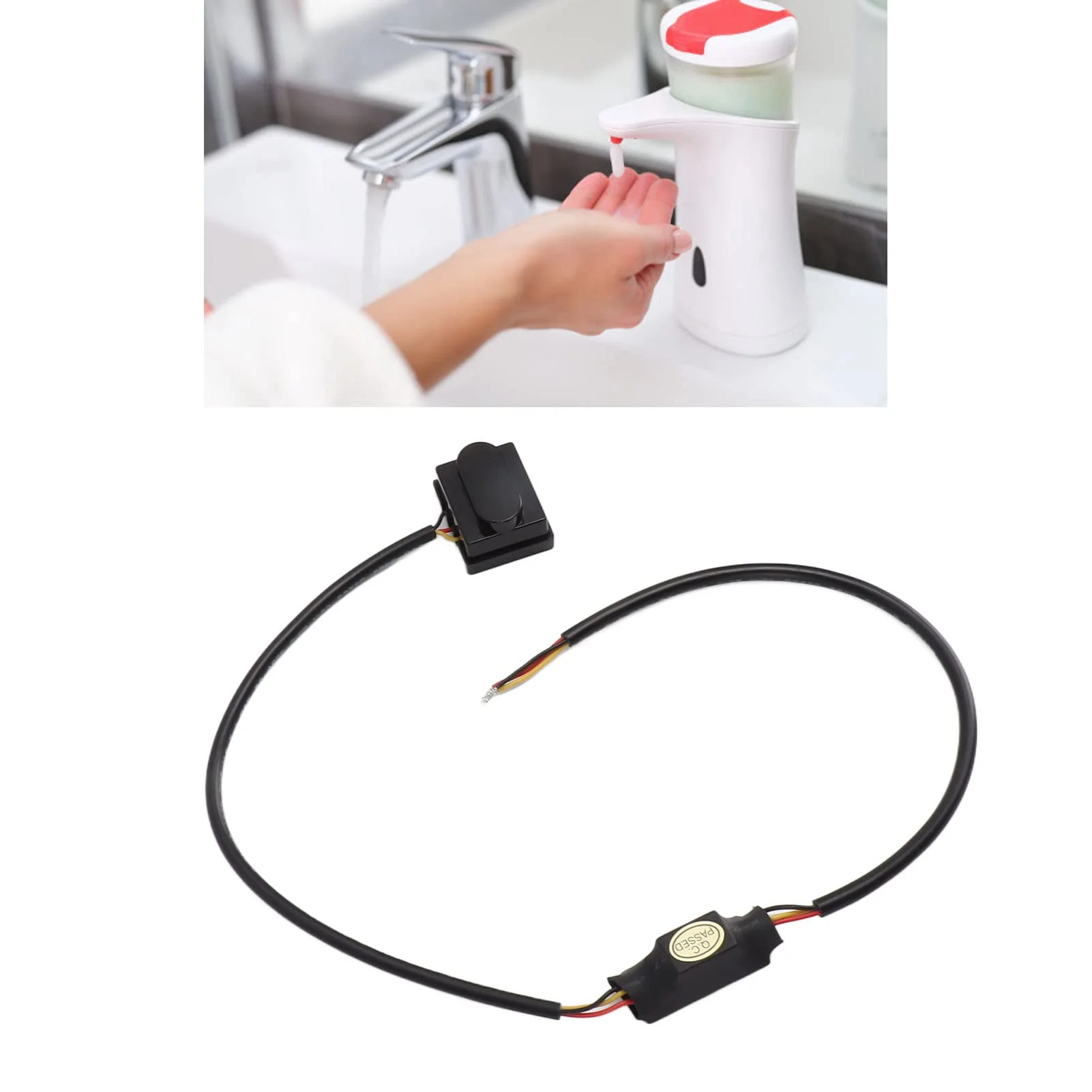 FTVOGUE Infrared Motion Detection Switch, Tap Diffusion Reflection Sensor DC 12V Smart Proximity Switch - Image 9