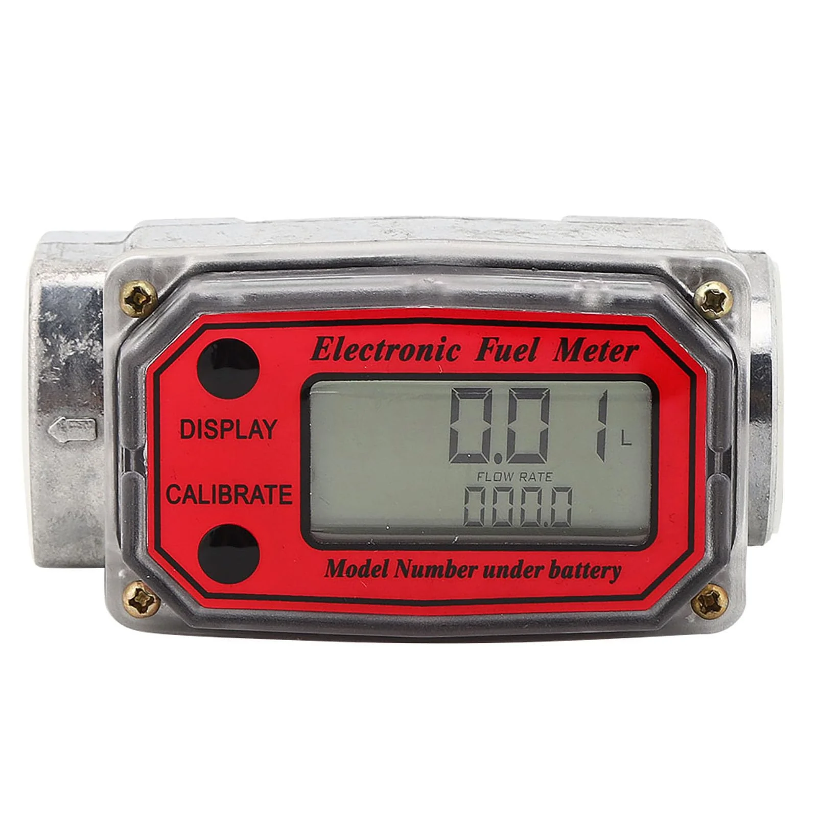 Fuel Flow Meter, Mini Digital Turbine Flowmeter, Diesel Fuel Flow Meter, 10-200 L, 1 Inch NPT Flowmeter - Image 6