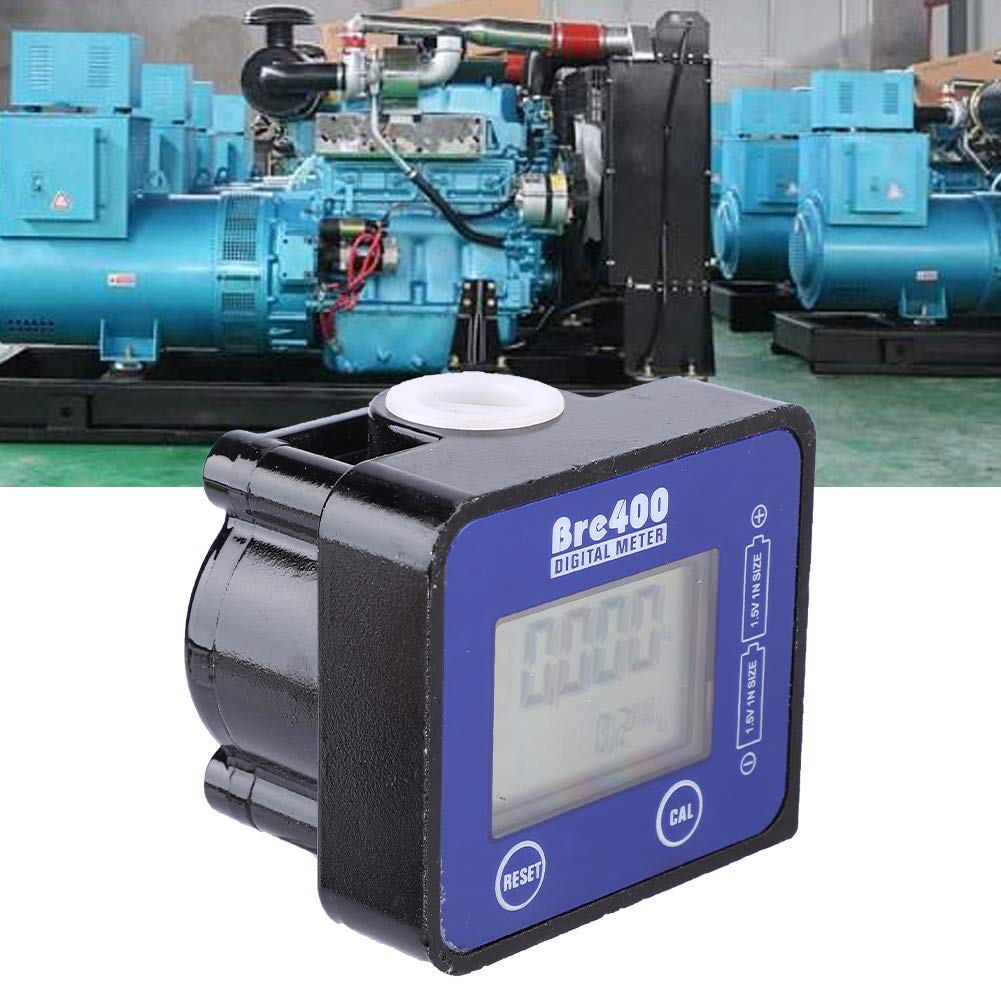 Fuel Oil Flowmeter, High Precision Digital Flow Meter, Diesel, Aluminium Alloy Pipeline Flow Gauge, 1/2 Inch LCD Display, Flow Meter, High Precision - Image 3