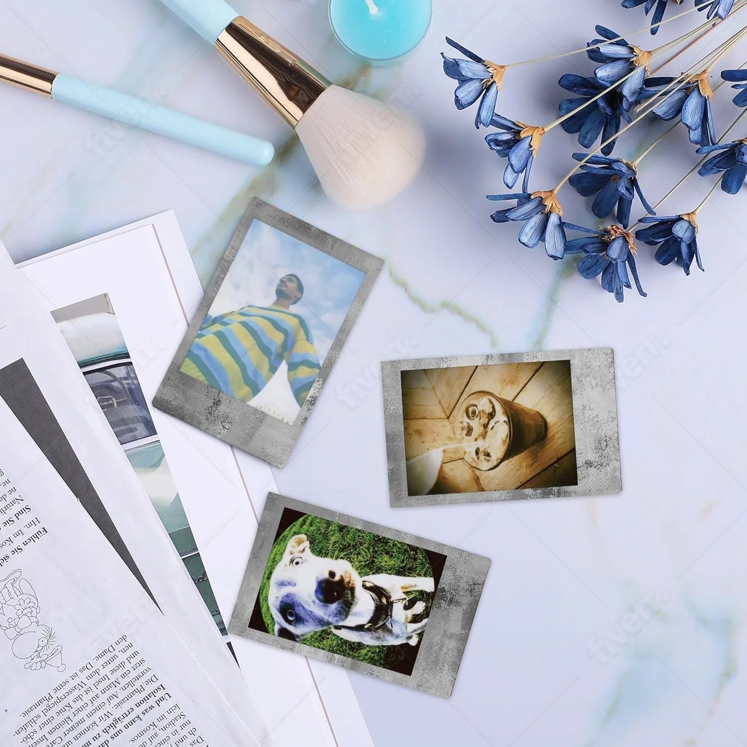 FUJIFILM Mini Stone Gray Film Bundle ISO 800, Credit-Card Size, Easy-Load Cartridge, BluebirdSales Microfiber Cleaning Cloth, Compatible with INSTAX MINI Cameras (50 Shots) 50 Shots - Image 5