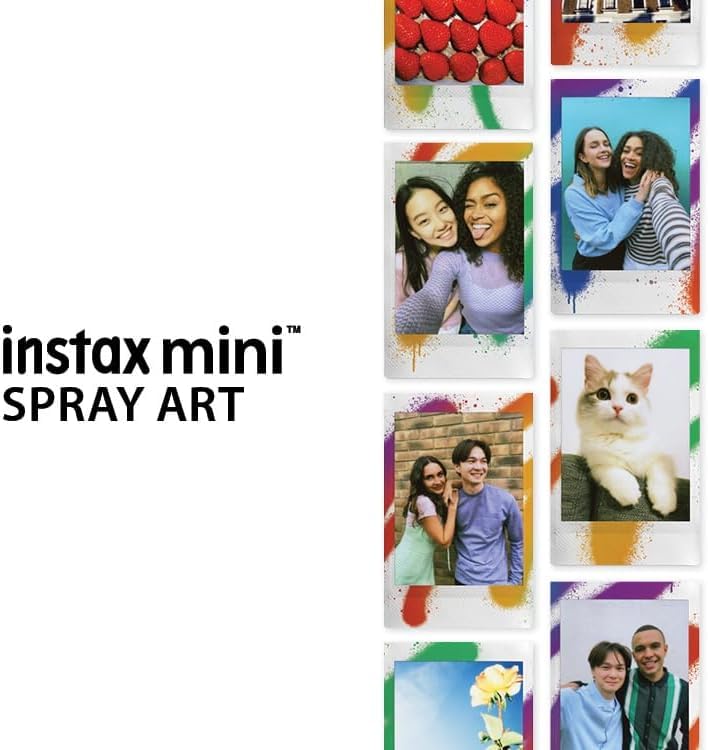 FUJIFILM Mini Stone Gray Film Bundle ISO 800, Credit-Card Size, Easy-Load Cartridge, BluebirdSales Microfiber Cleaning Cloth, Compatible with INSTAX MINI Cameras (50 Shots) 50 Shots - Image 9
