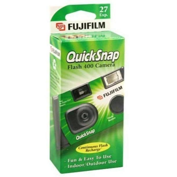 Fujifilm QuickSnap Flash 400 Disposable 35mm Camera + Quality Photo Microfiber Cloth 3 Pack - Image 3