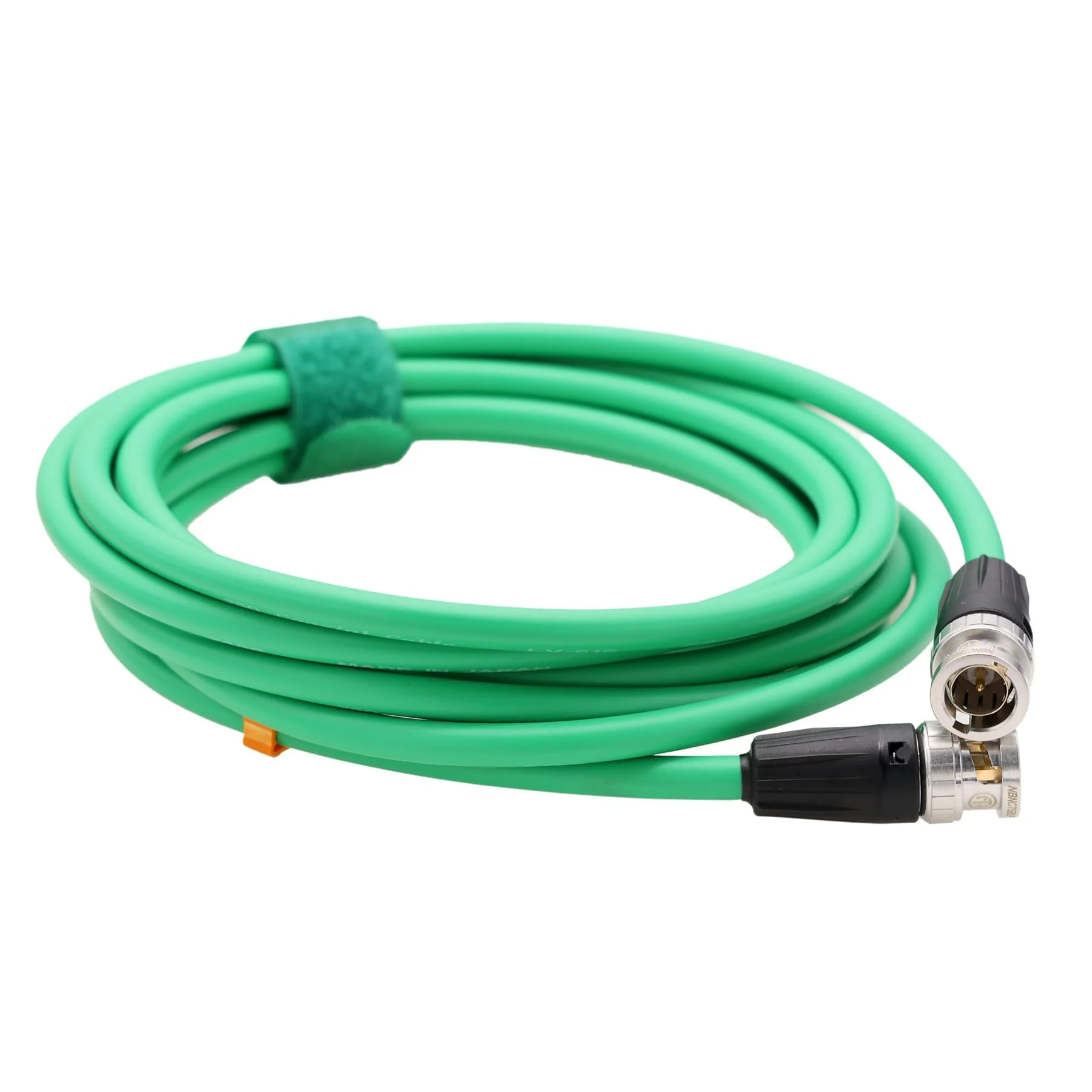 Full-Size BNC 12G 4K SDI Video Coaxial Cable for Rolan Recorder SDI Converter Canare LV-61S 75 ohm Flexible Shielded 1m Green 1 m - Image 5