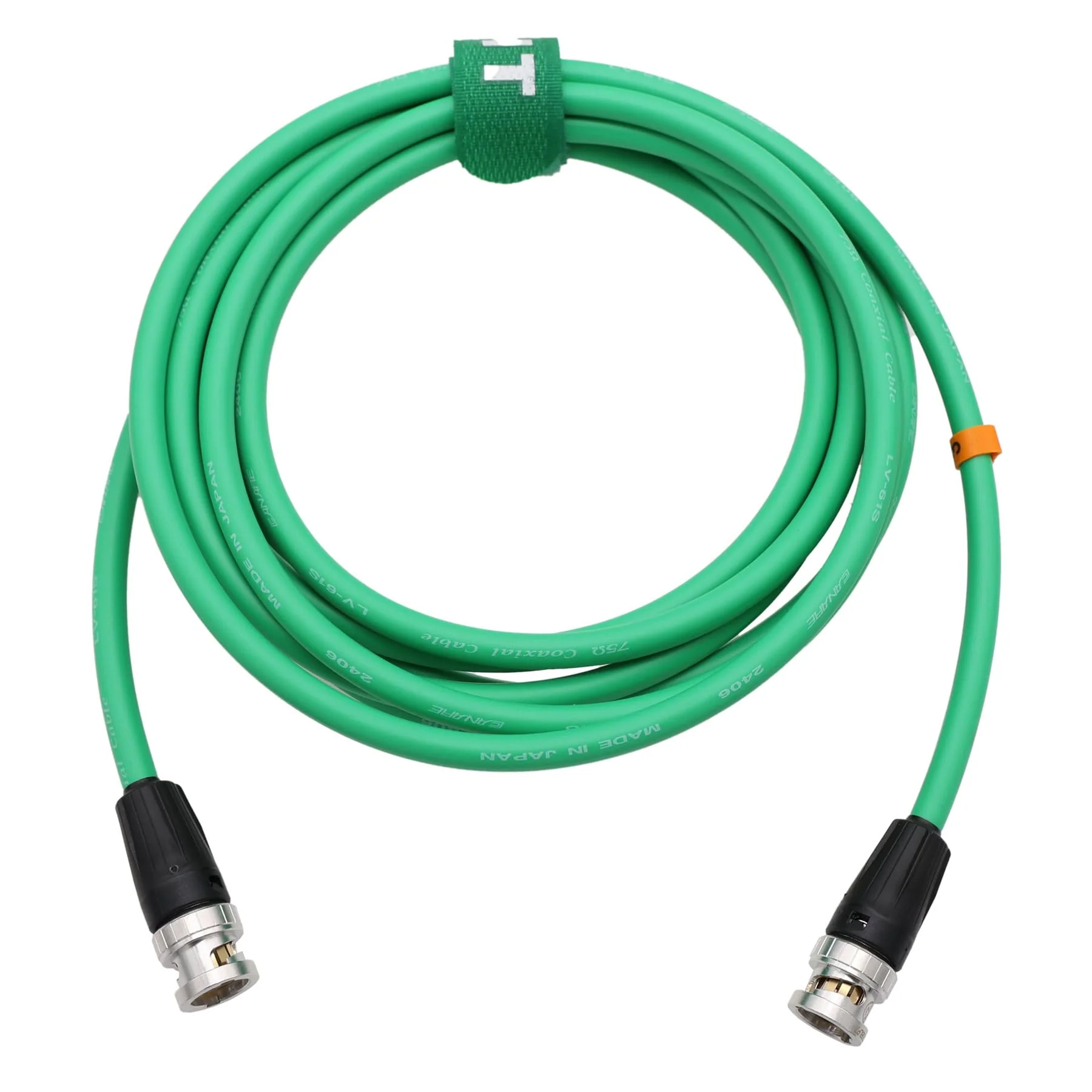 Full-Size BNC 12G 4K SDI Video Coaxial Cable for Rolan Recorder SDI Converter Canare LV-61S 75 ohm Flexible Shielded 1m Green 1 m - Image 6