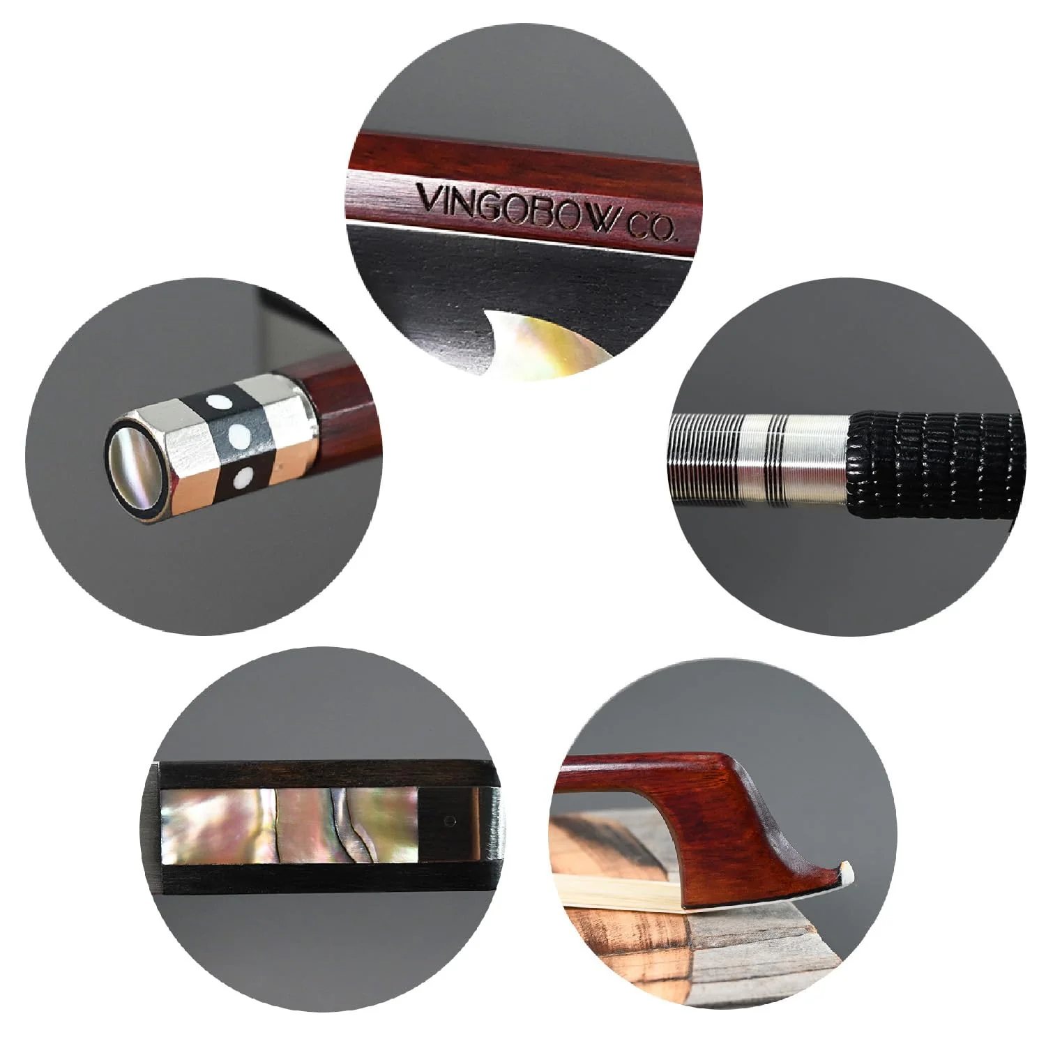 Full Size PERNAMBUCO Cello Bow For Professional Players Deep and Poweful SOUND Natural Horsehair, Art No.430C 4/4 - Image 3