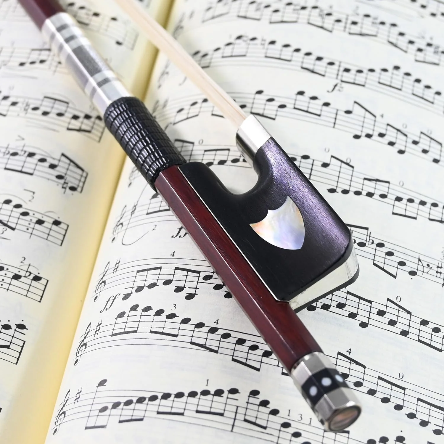 Full Size PERNAMBUCO Cello Bow For Professional Players Deep and Poweful SOUND Natural Horsehair, Art No.430C 4/4 - Image 6