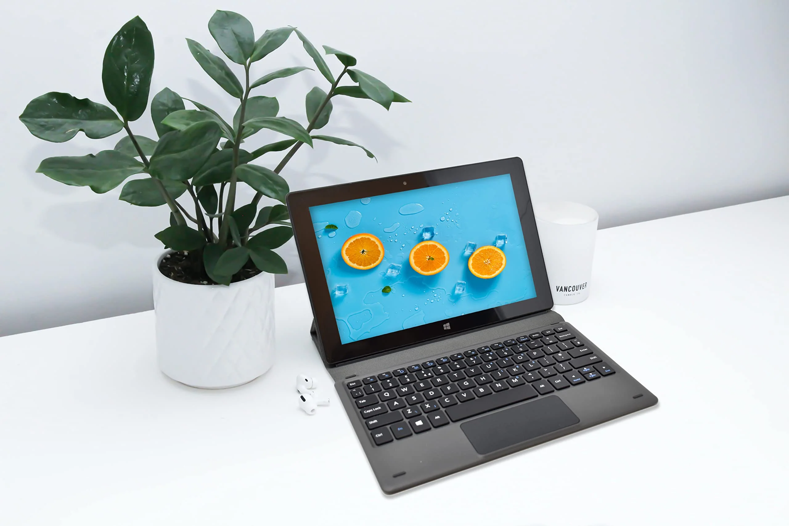 Fusion5 Universal Docking Keyboard for All 2024 10.1" Windows Tablets Models - Convert Your Tablet into a Laptop for Enhanced Productivity - Slim & Stylish Design - Image 7