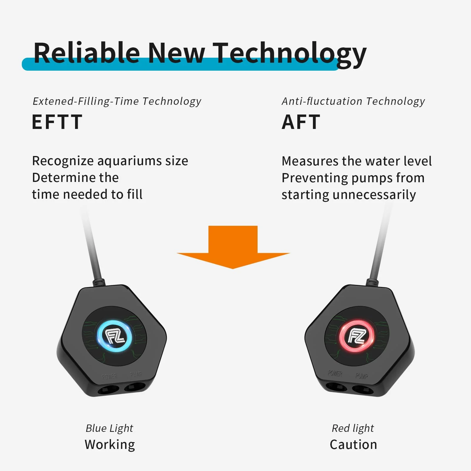 FZONE Aquarium ATO with Controller, QST2.0 Auto Top Off System for Saltwater Aquarium & Freshwater Aquarium - Image 4