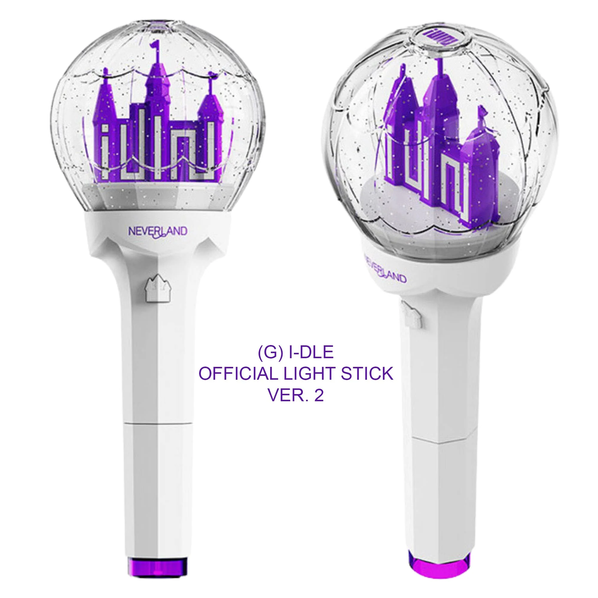 (G) I-DLE Official Lightstick Ver.2 + Seller's Photocards Set – Exclusive K-Pop Merchandise - Image 3