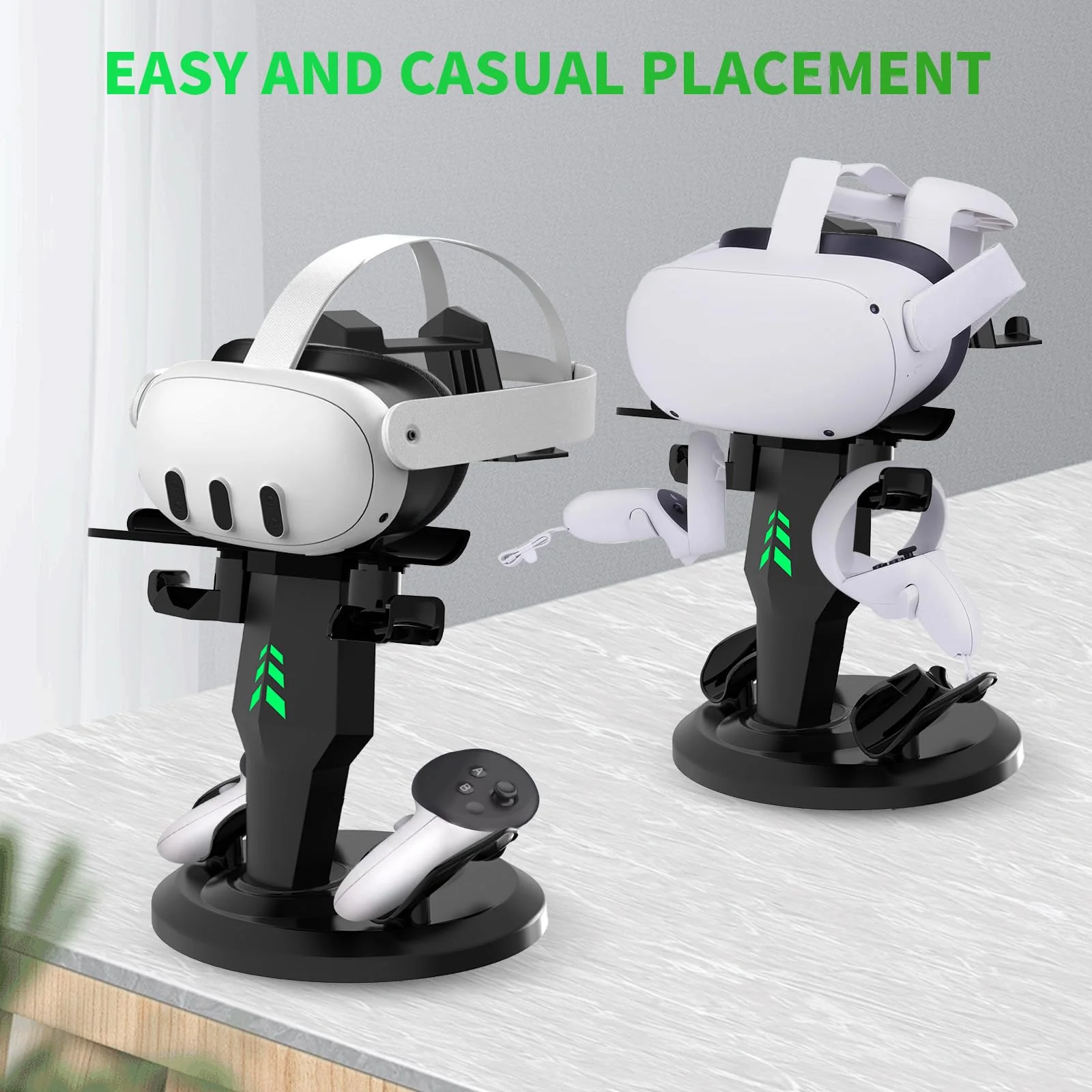 G-STORY Charging Dock for Meta Quest 3 Headset Controllers, VR Charging Station for Meta Quest 2 Fast Charging Meta Quest Pro Accessories - Image 4