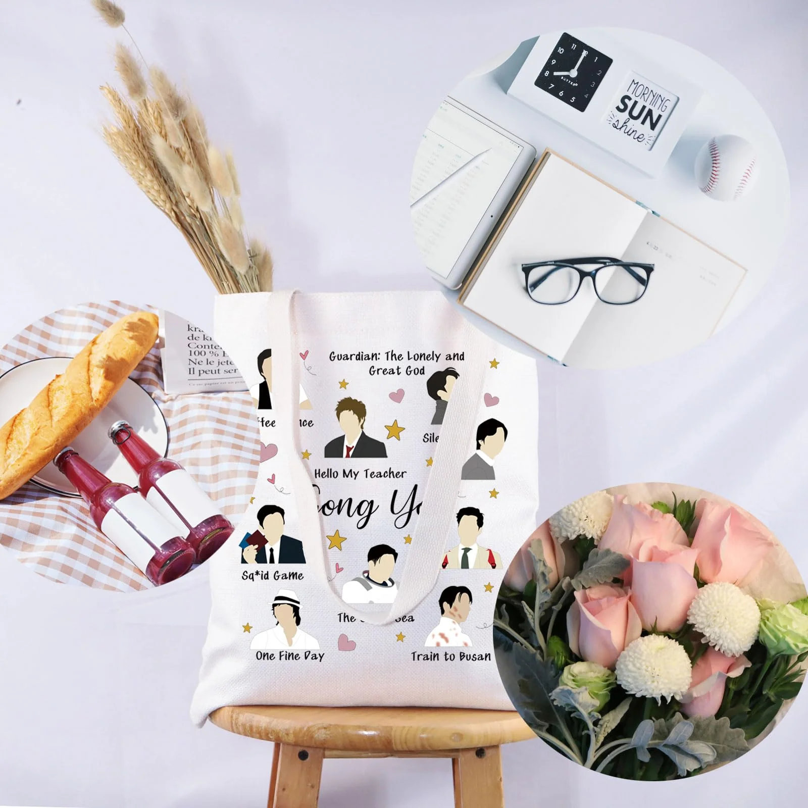 G2TUP Actor Inspired Gift Gong Y Tote Bag Korean Drama Lover Handbag South Korean Culture Gift Gong Y Tb - Image 5