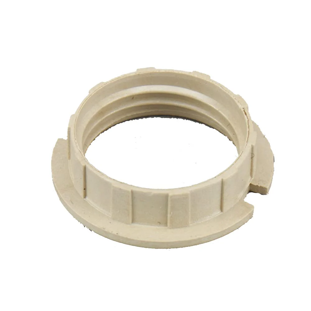 G9 Lamp Shade Ring Plastic Shade Ring for G9 Lamp Holder White (10) 10 - Image 2
