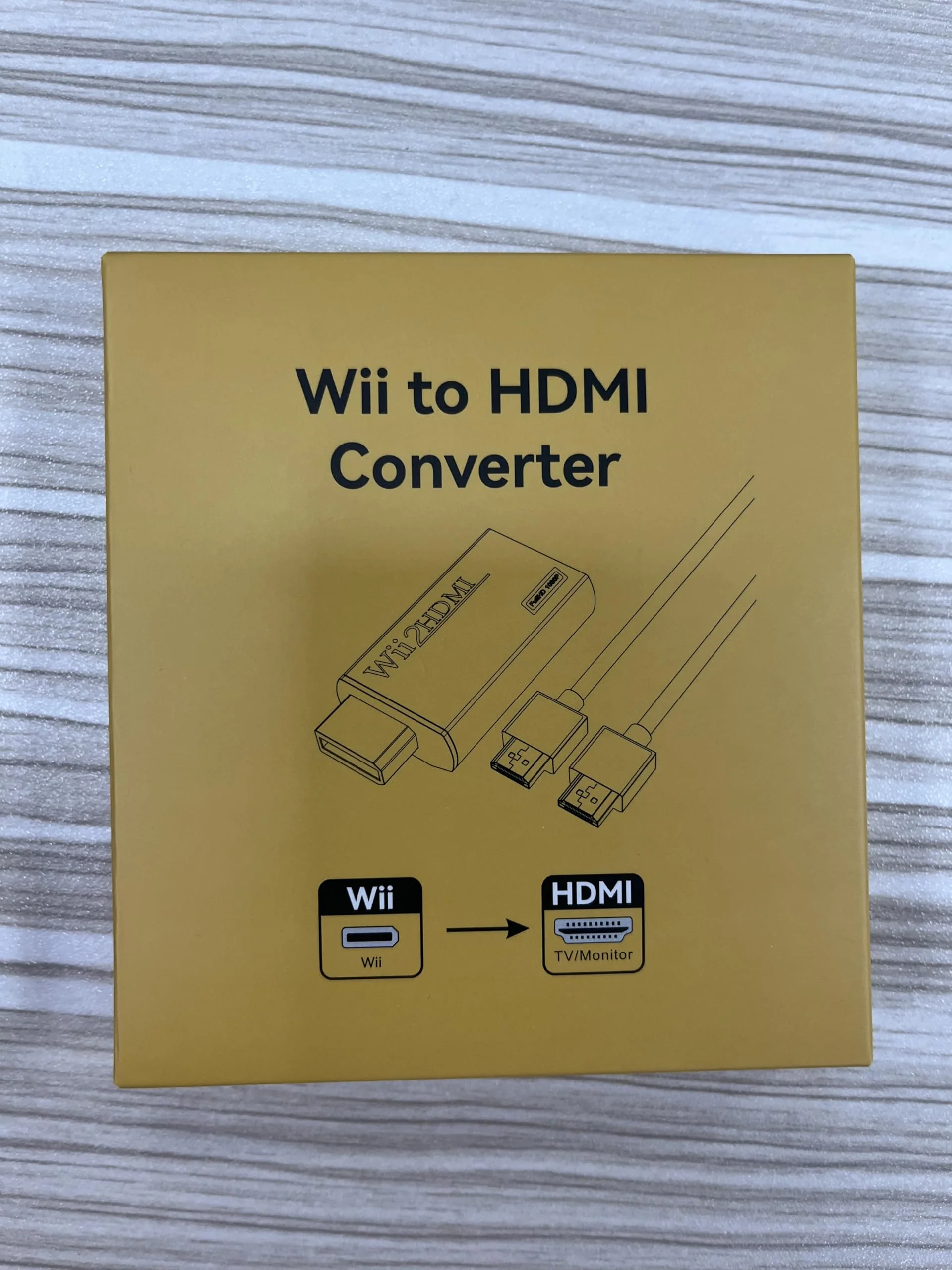 GANA Wii to HDMI Converter Adapter with Hdmi Cable Connect Wii Console to HDMI Display in 1080p Output Video with 3.5mm Audio Supports All Wii Display Modes White - Image 8