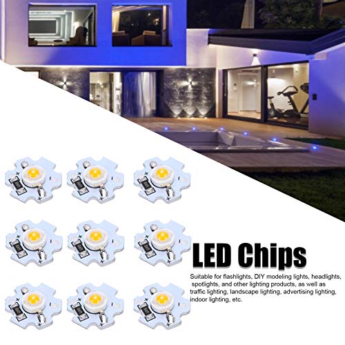 Garosa 25-Piece LED Lamp Beads 5V LED Chips 200LM 1W High Power SMD LED Lamp Chip Bulb for Replacement of Foodlight/Spotlight Bulbs in Home Studio (Pure White 6000-6500K) - Image 4