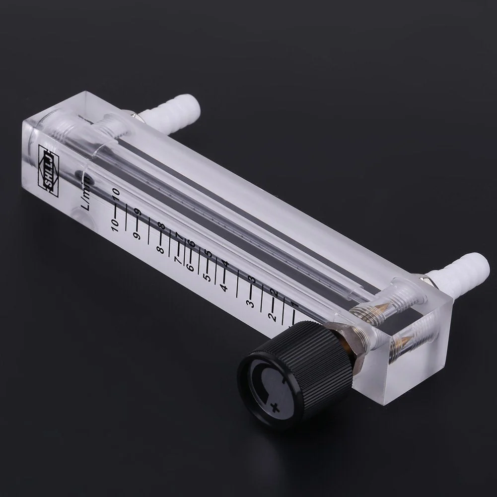 Gas Flow Meter 1-10LPM Oxygen Flow Meter Air Flow Meter Flow Meter with Control Valve Control Valve for Measuring Regulation for Oxygen Air Gas Oxygen Air, Default, air sensor - Image 6