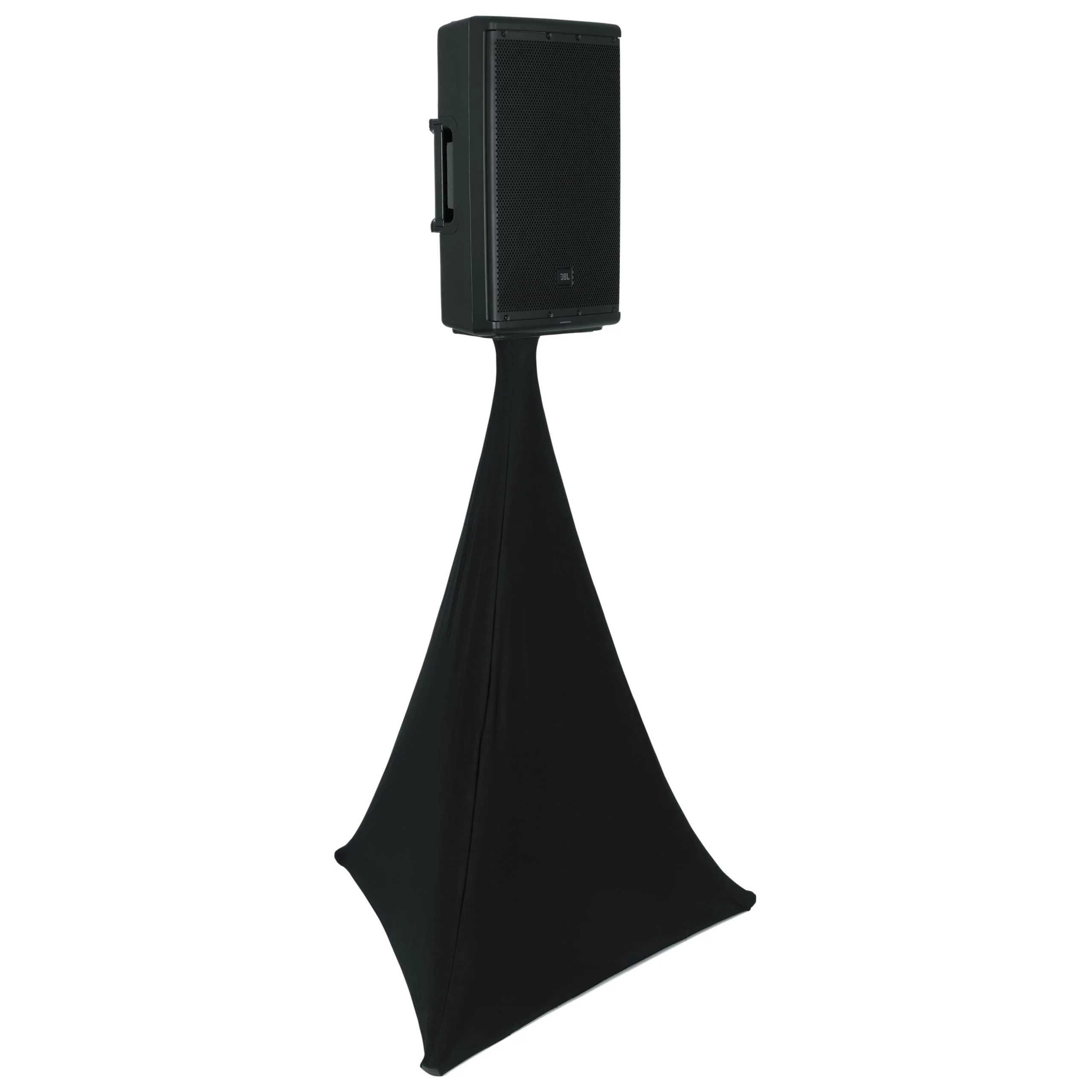Gator Frameworks 360° Speaker Stand Scrim Stretch Cover for Tripod Style Stands, Black (GFW-TRIPODSCRIMB)