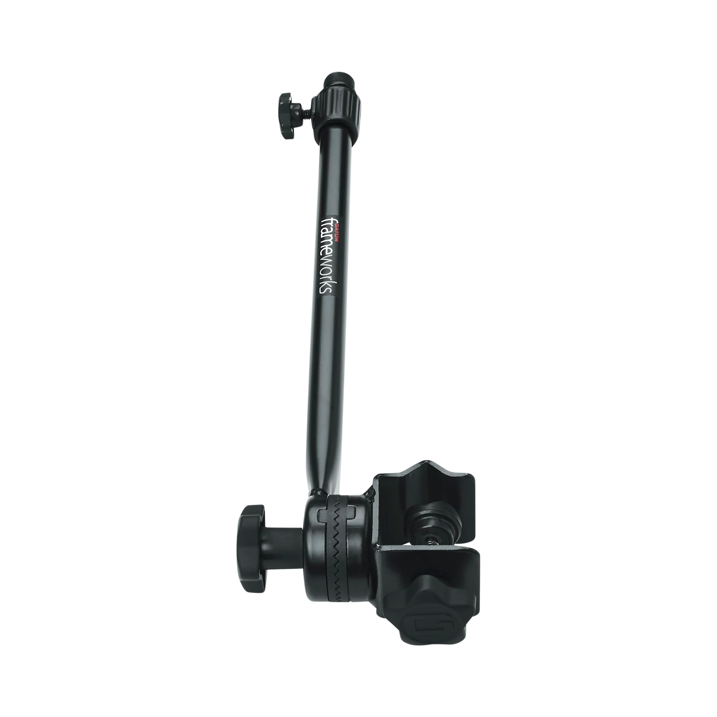 Gator Frameworks Adjustable Clamp-On Angled Mini Interlocking Design 16 Inch Boom Arm (GFW-MIC-CLMPBM16) 16" Boom - Clamp - Image 3