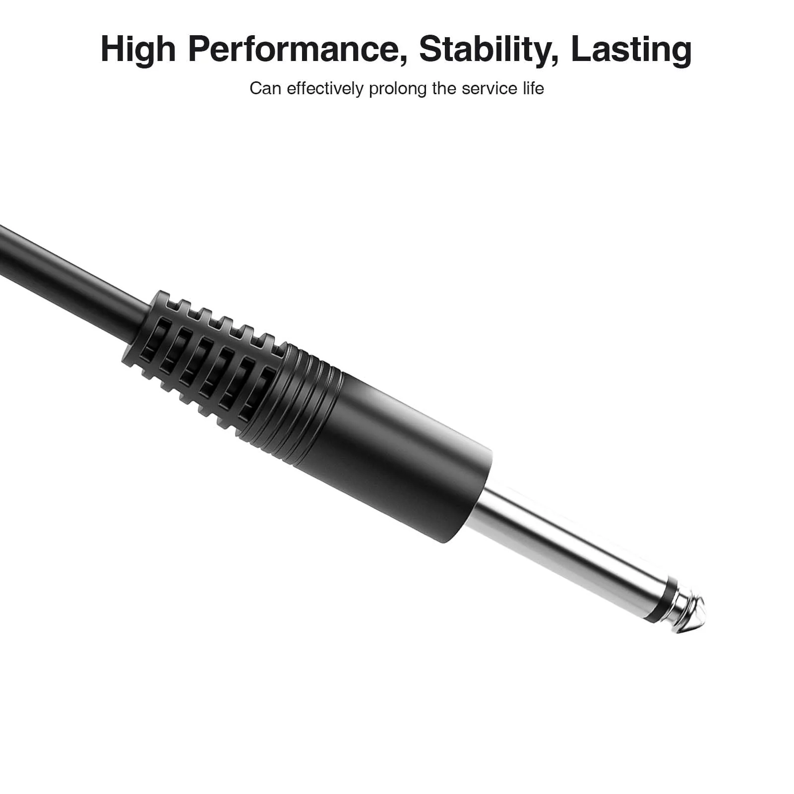 GC-MS2S TS 1/4 Inch Instrument Cable Compatible with Electric Guitar, Bass, Drums, Pedals, Amplifiers, Preamps, Mixers, GC-MS2S (Straight-to-Straight, 50Feet(1Pack)) Straight-to-Straight 50Feet(1Pack) - Image 5