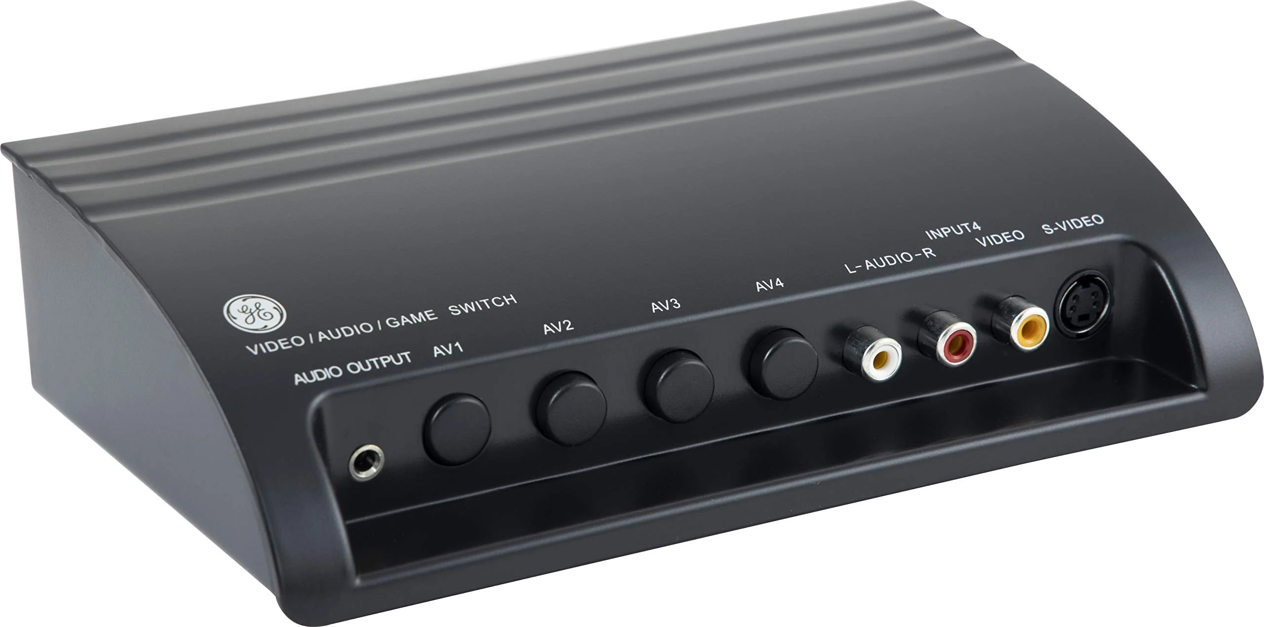 GE 4-Way RCA Switch AV Splitter Switch, for Connecting 4 RCA Output Devices to Your TV, S-Video Support, Audio/Video, Game Consoles, DVD, VCR, 38807 4 Way Splitter Switch - Image 7