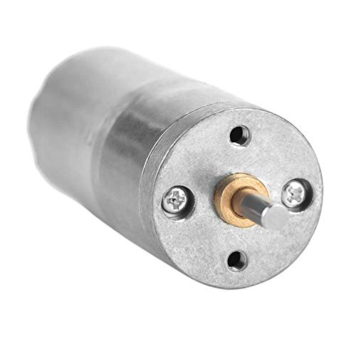 Gear Motor 25 mm DC 12 V 25GA-370 Low Speed Metal High Mini Gear Motor for Electronic DIY 5-1000 RPM (12 V 60 RPM) - Image 2