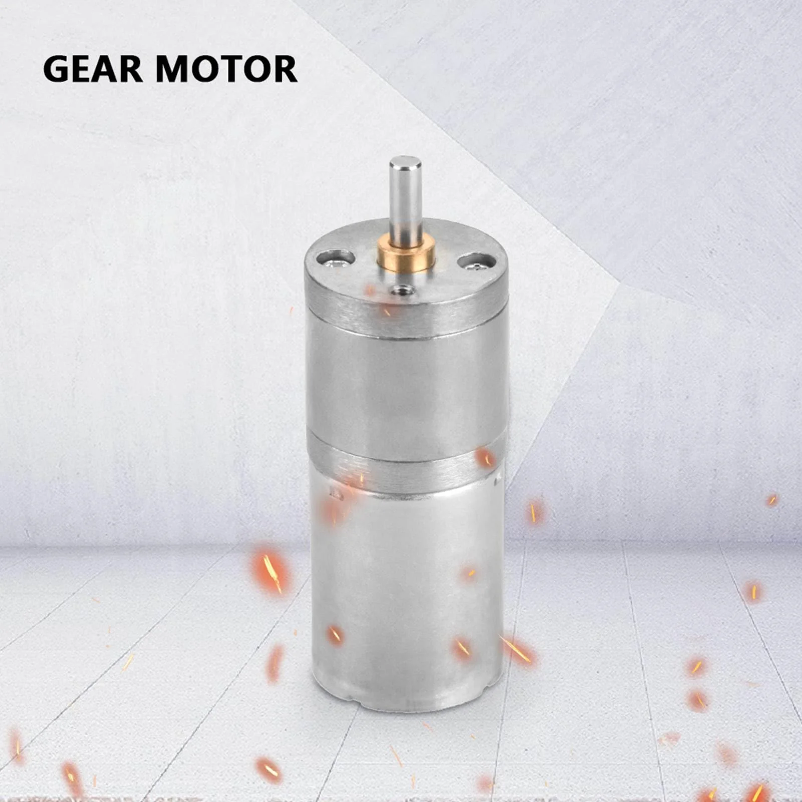 Gear Motor 25 mm DC 12 V 25GA-370 Low Speed Metal High Mini Gear Motor for Electronic DIY 5-1000 RPM (12 V 60 RPM) - Image 4