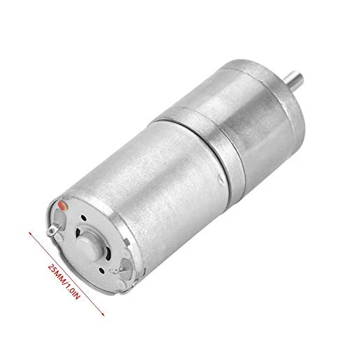 Gear Motor 25 mm DC 12 V 25GA-370 Low Speed Metal High Mini Gear Motor for Electronic DIY 5-1000 RPM (12 V 60 RPM) - Image 6