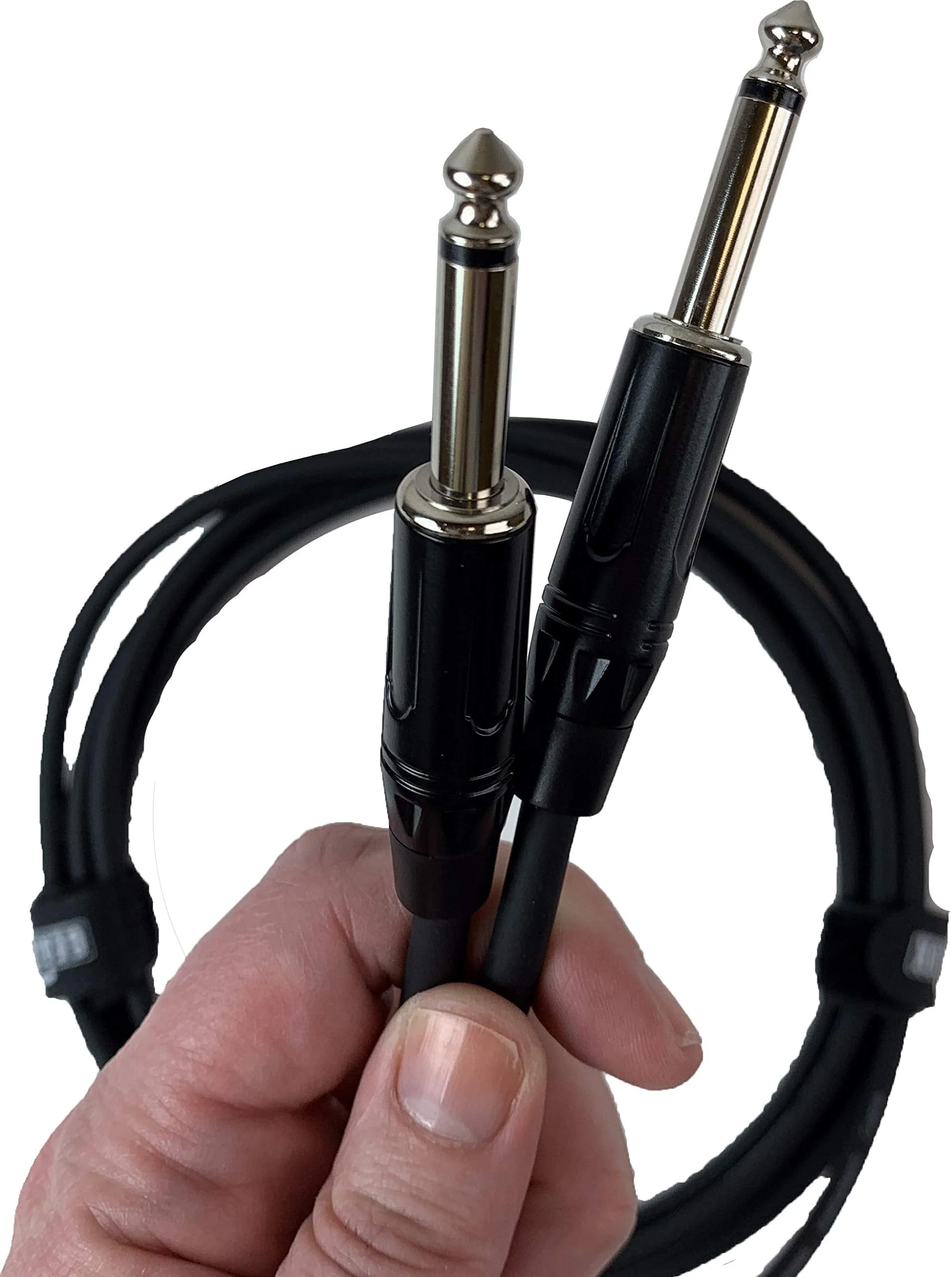 Gearlux Instrument Cable/Guitar Cable, 1/4 Inch, Straight to Straight, Black, 10 Feet - 3 Pack 10 Ft Straight-Straight - Image 6