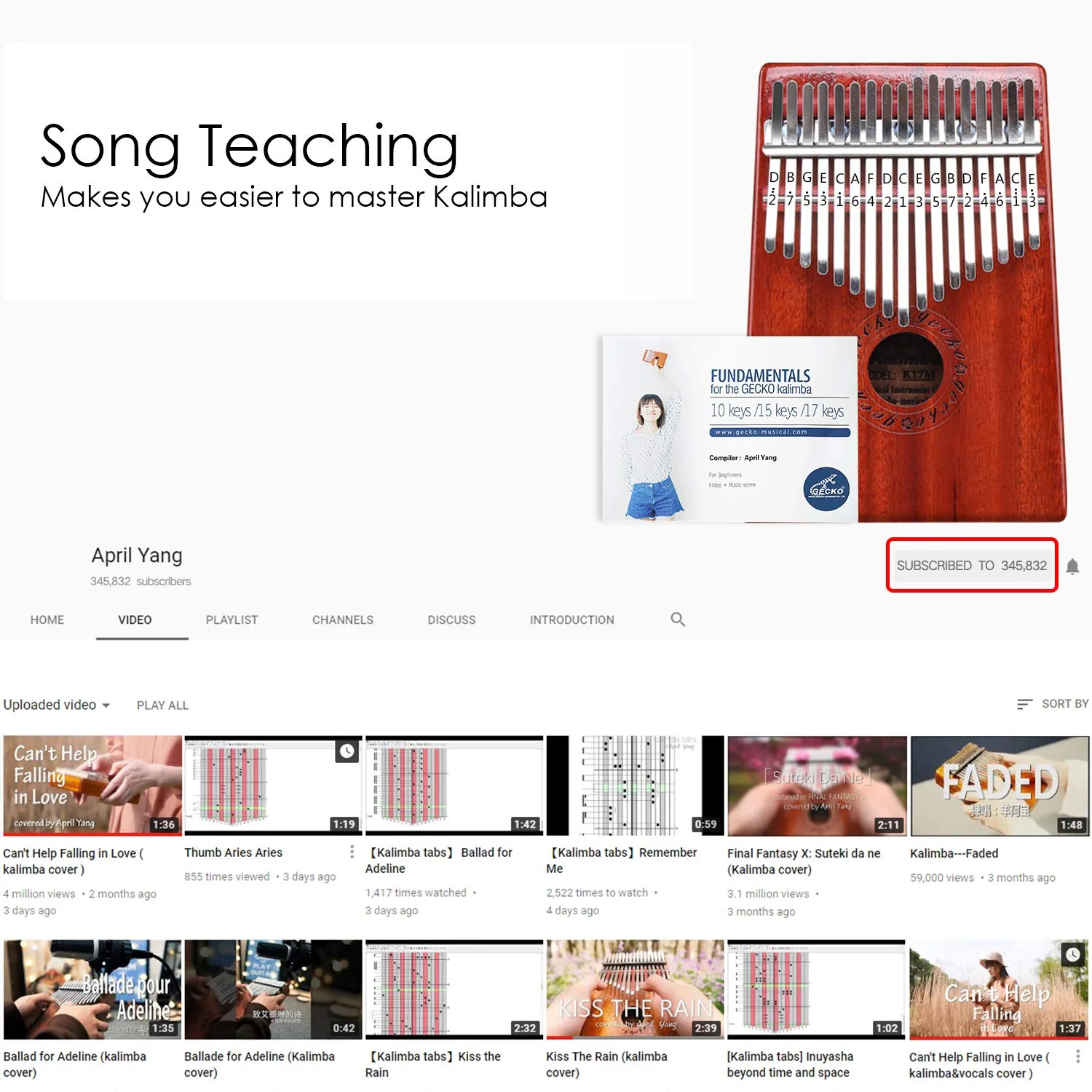 GECKO Kalimba 17 Keys Thumb Piano with Waterproof Protective Box, Tune Hammer and Study Instruction, Portable Mbira Sanza Finger Piano, Meditation Sound, Gift for Beginners and Professional - Image 4