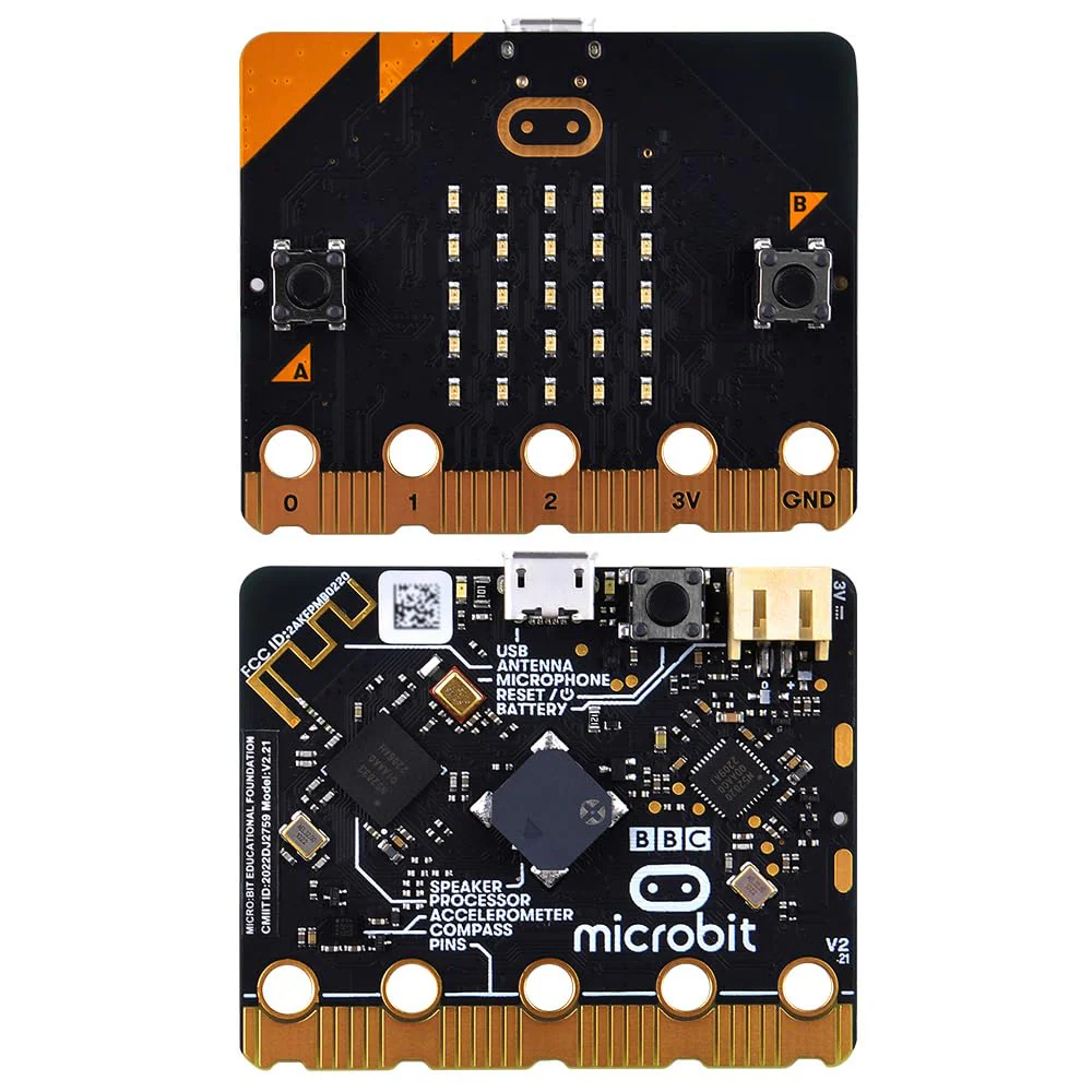 GeeekPi BBC Micro:bit V2.2 MB V2 Development Board for Coding and Programming (Micro USB Cable and Battery Holder Are Included) - Image 4