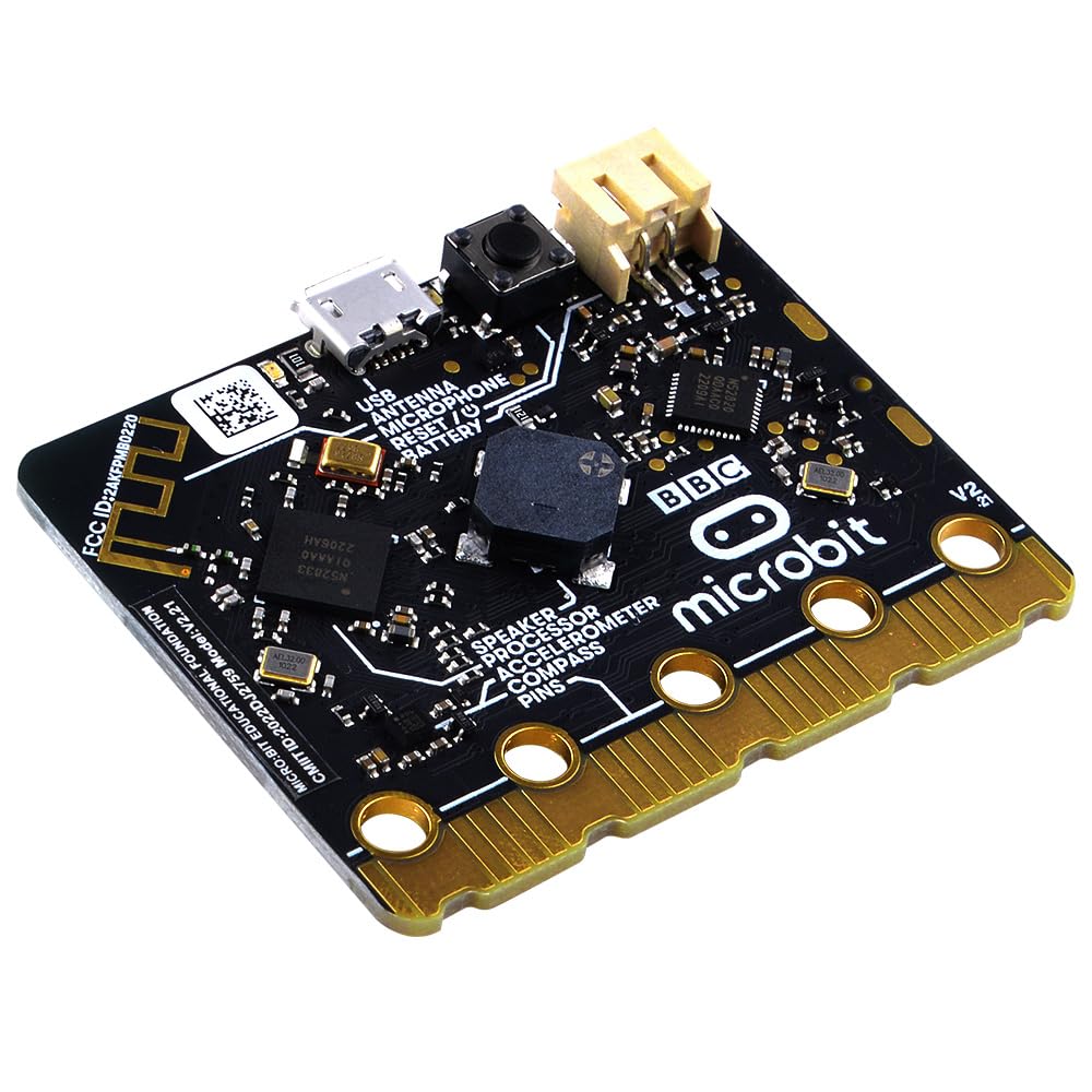 GeeekPi BBC Micro:bit V2.2 MB V2 Development Board for Coding and Programming (Micro USB Cable and Battery Holder Are Included) - Image 5