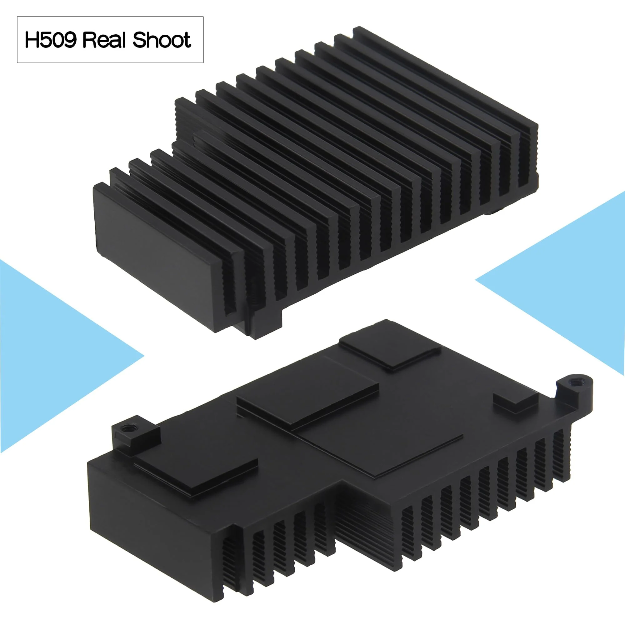Geekworm Cooler for Raspberry Pi 5, Aluminum Passive Heatsink (H509) - Image 3